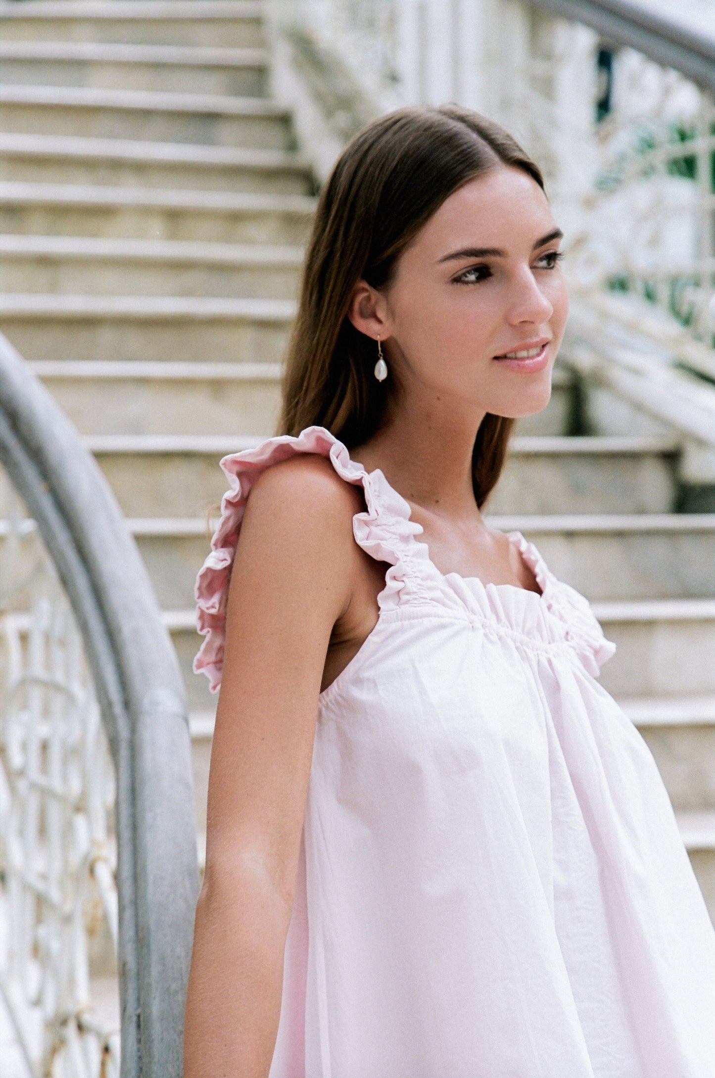 Nicolette Sleep Set - Cotton - Ballet Pink