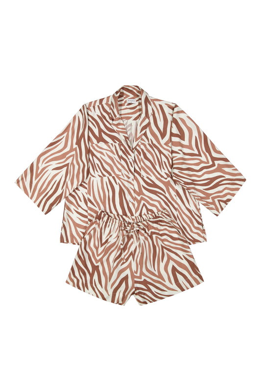 Peta Sleep Set - ECOVERO™ - Zebra