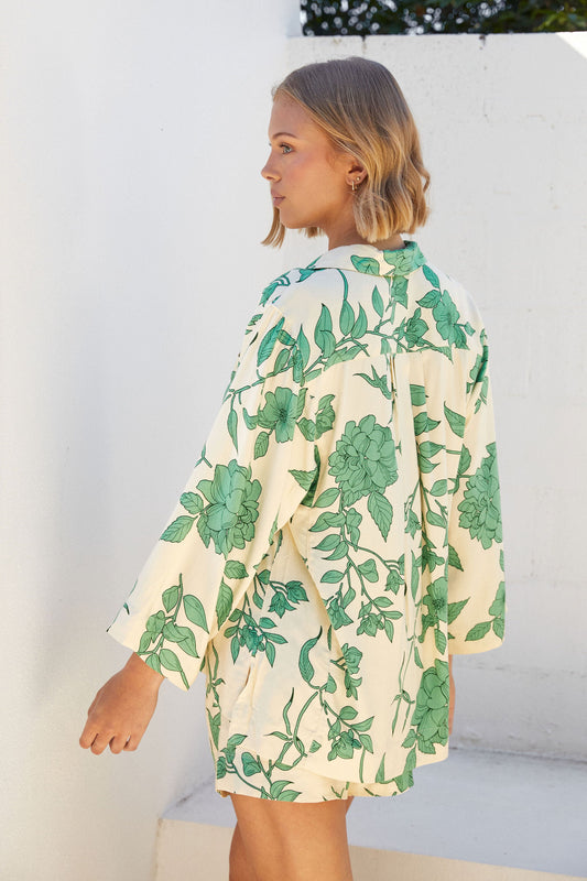 Piyama Peta Sleep Set - Twill - Romantic Floral — view 7