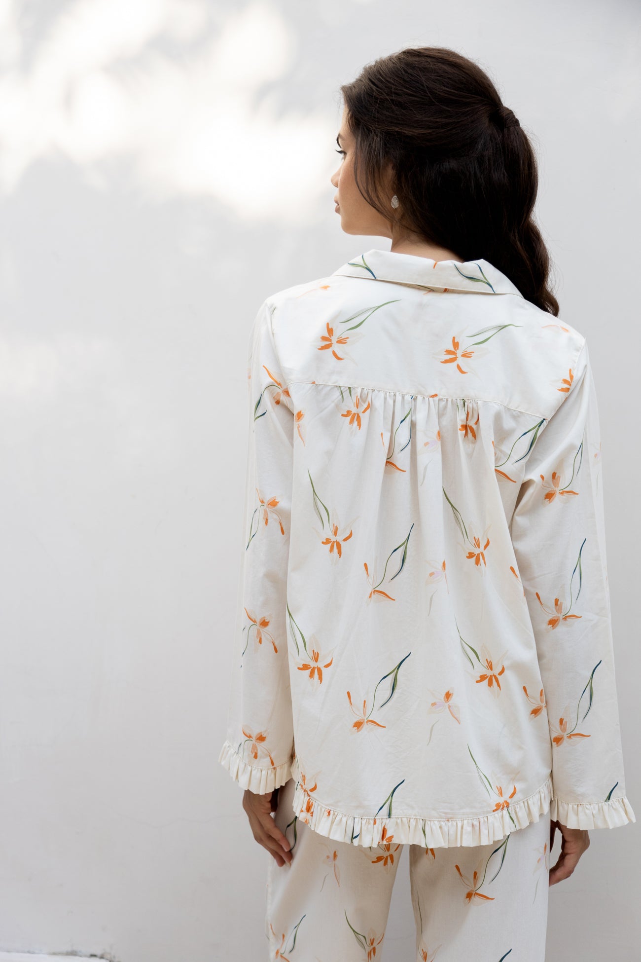 Felicity Frill Set - Long - Cotton Modal - Lily