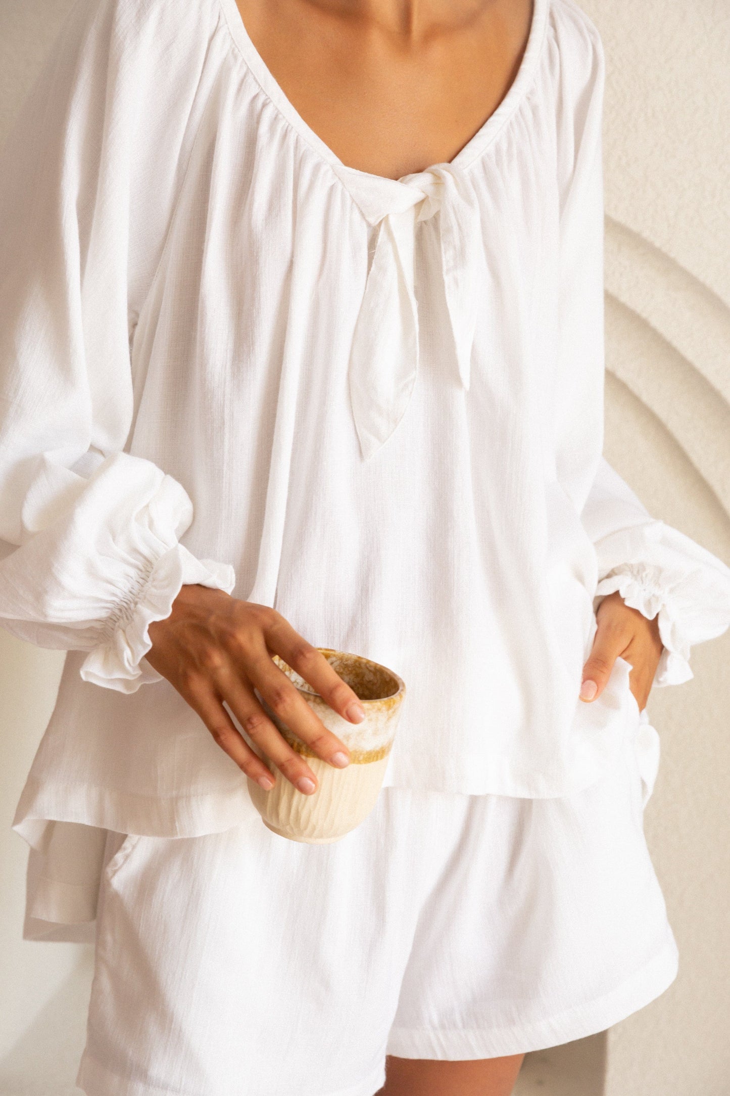 Heidi Lounge Set - Lyocell Linen - Coconut