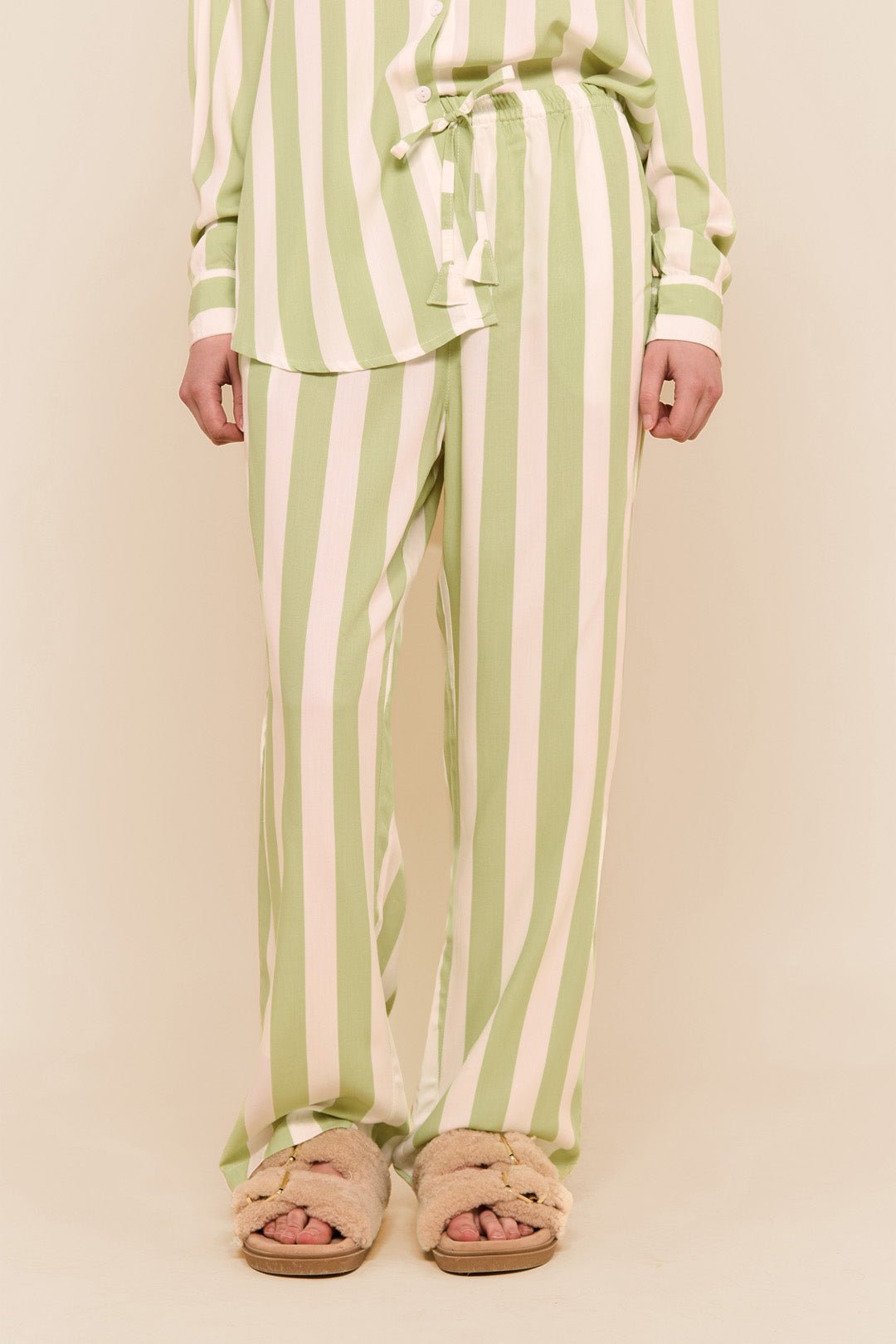 Marlon Long Sleep Set - Stripe - Margarita