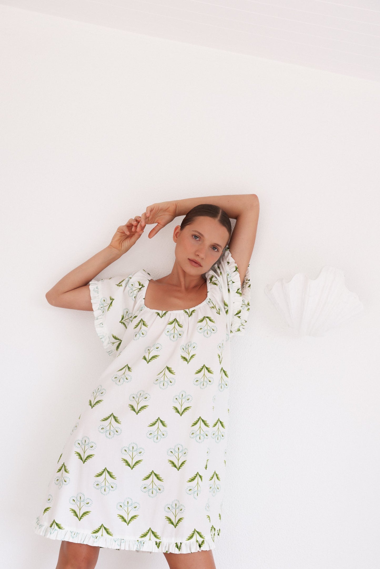 Betty Lounge Dress - Cotton Modal - Dandelion