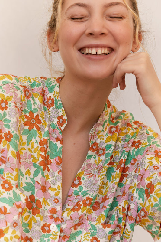 Maggie Pajama Set - Bloom