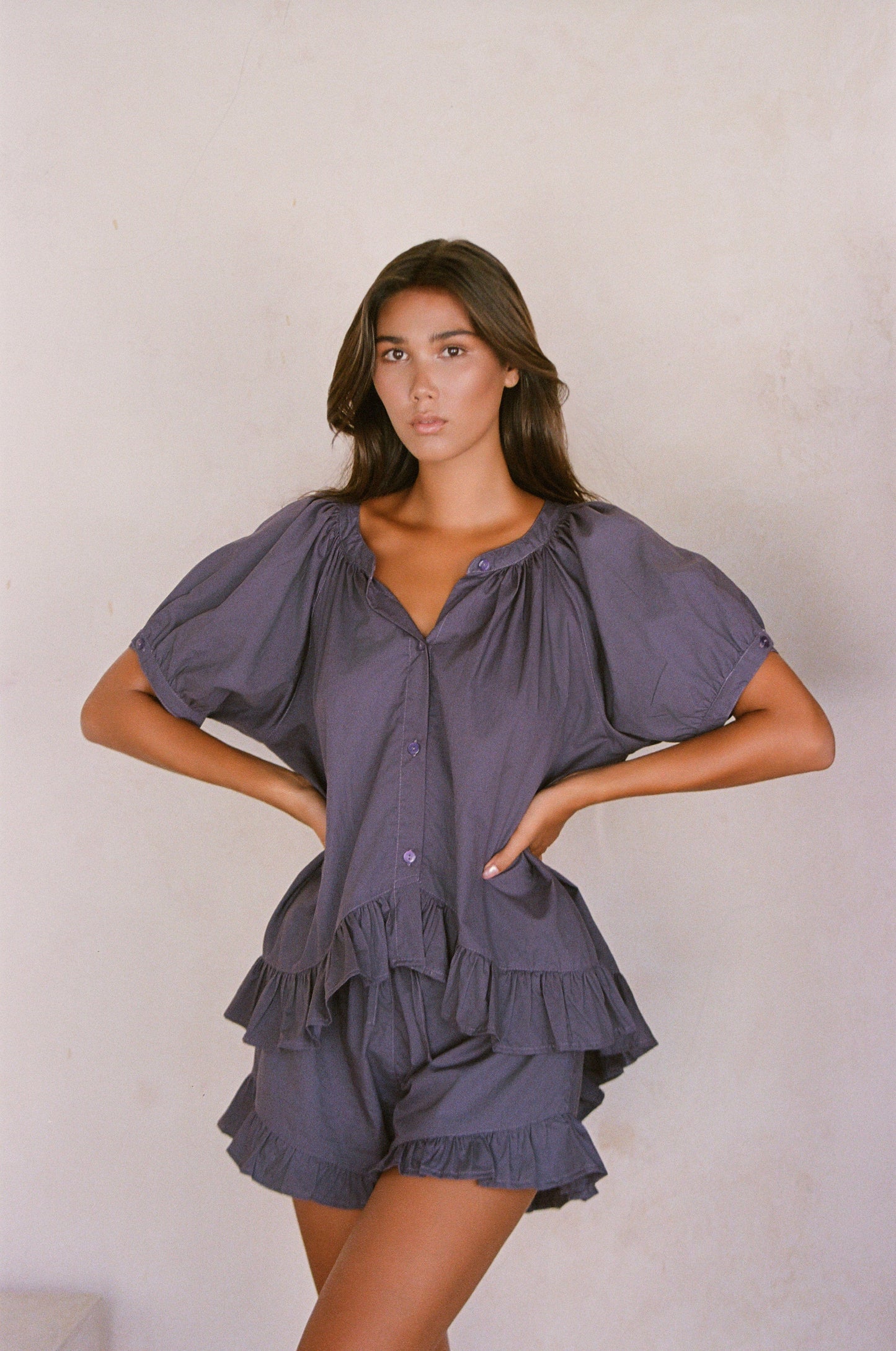 Sophie Sleep Set - Cotton Modal - Midnight