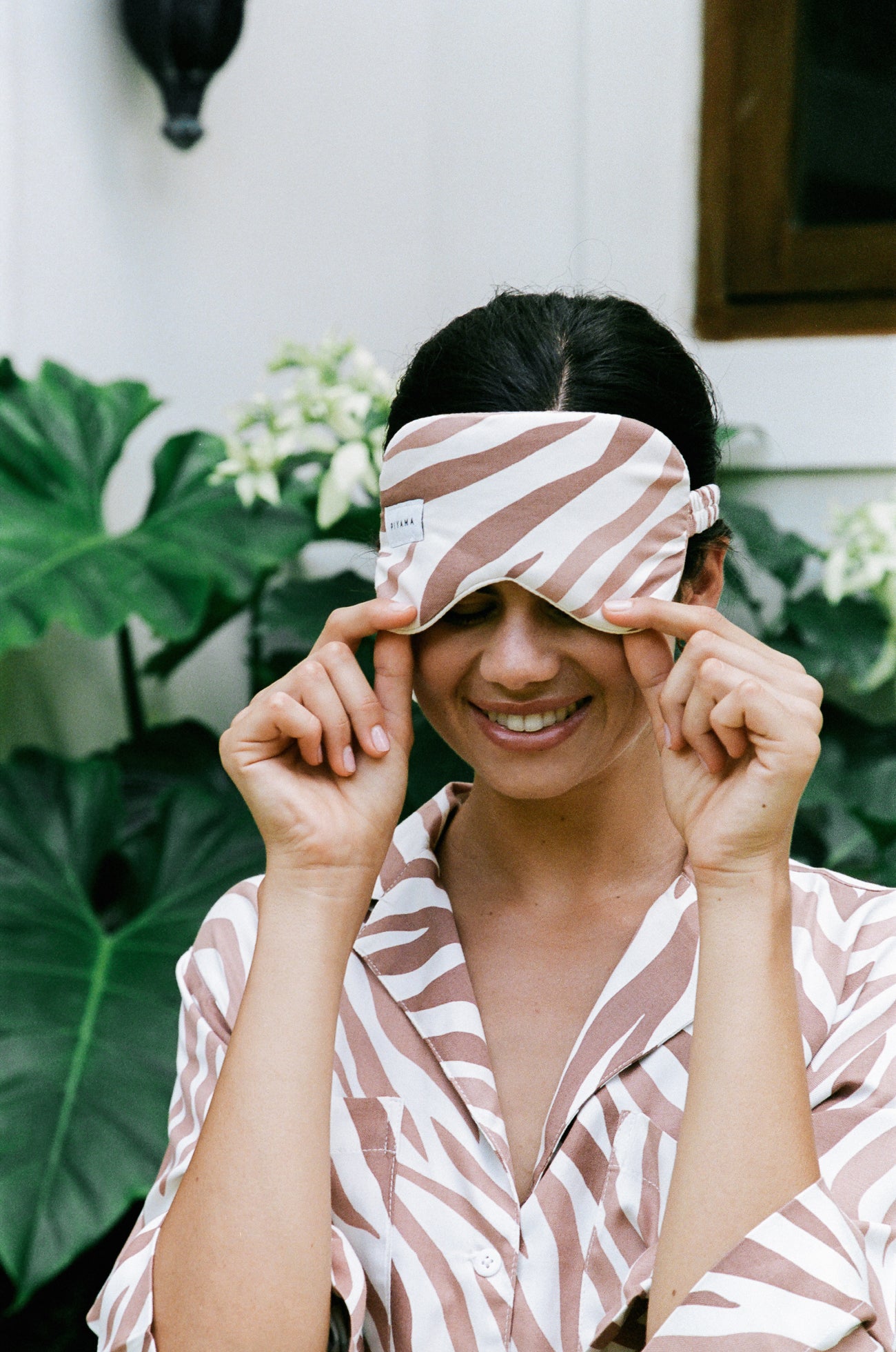 FREE GIFT - Eye Mask - ECOVERO™ - Zebra