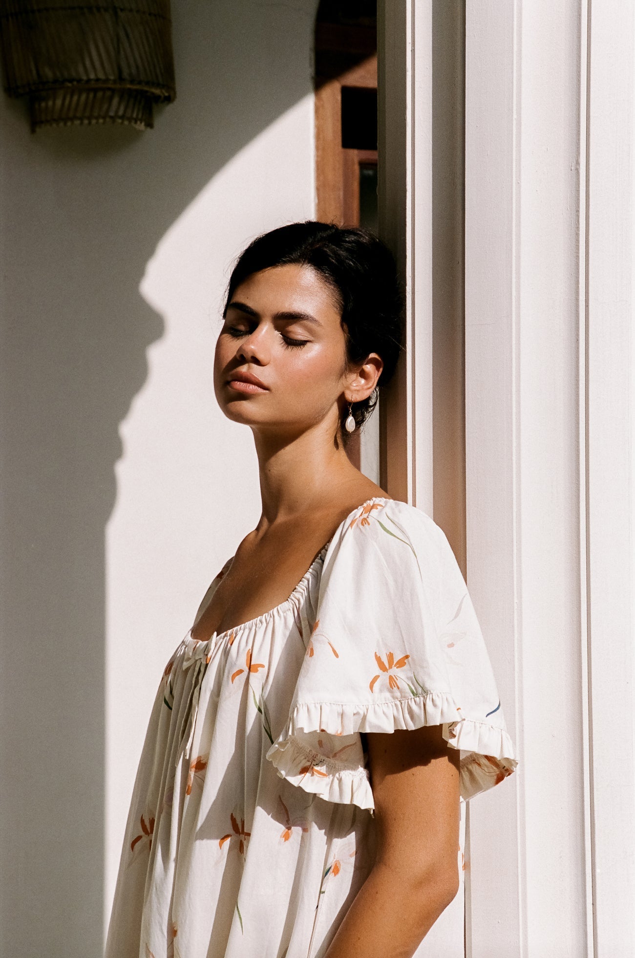 Piyama Betty Nightie - Cotton Modal - Lily — view 6