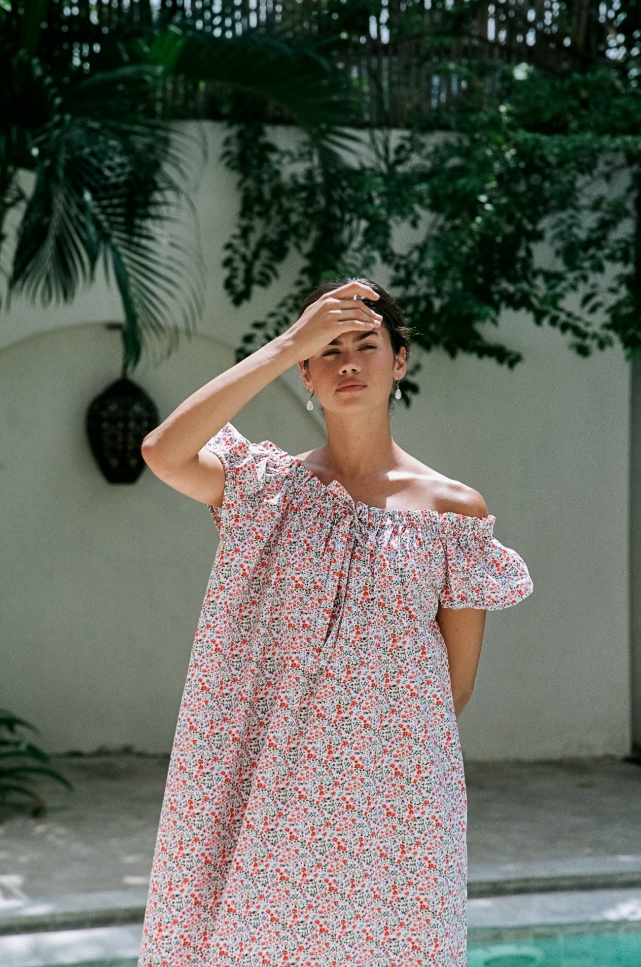 Lily Lounge Dress - Cotton - Floret