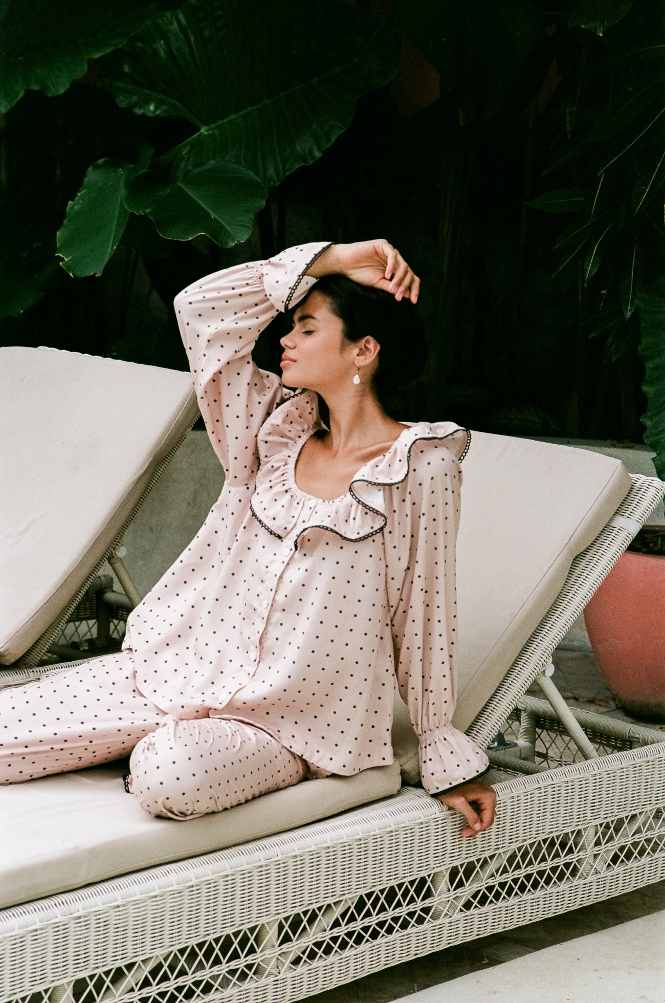 Jemima Sleep Set - Long - TENCEL™ Lyocell - Dot – Piyama USD