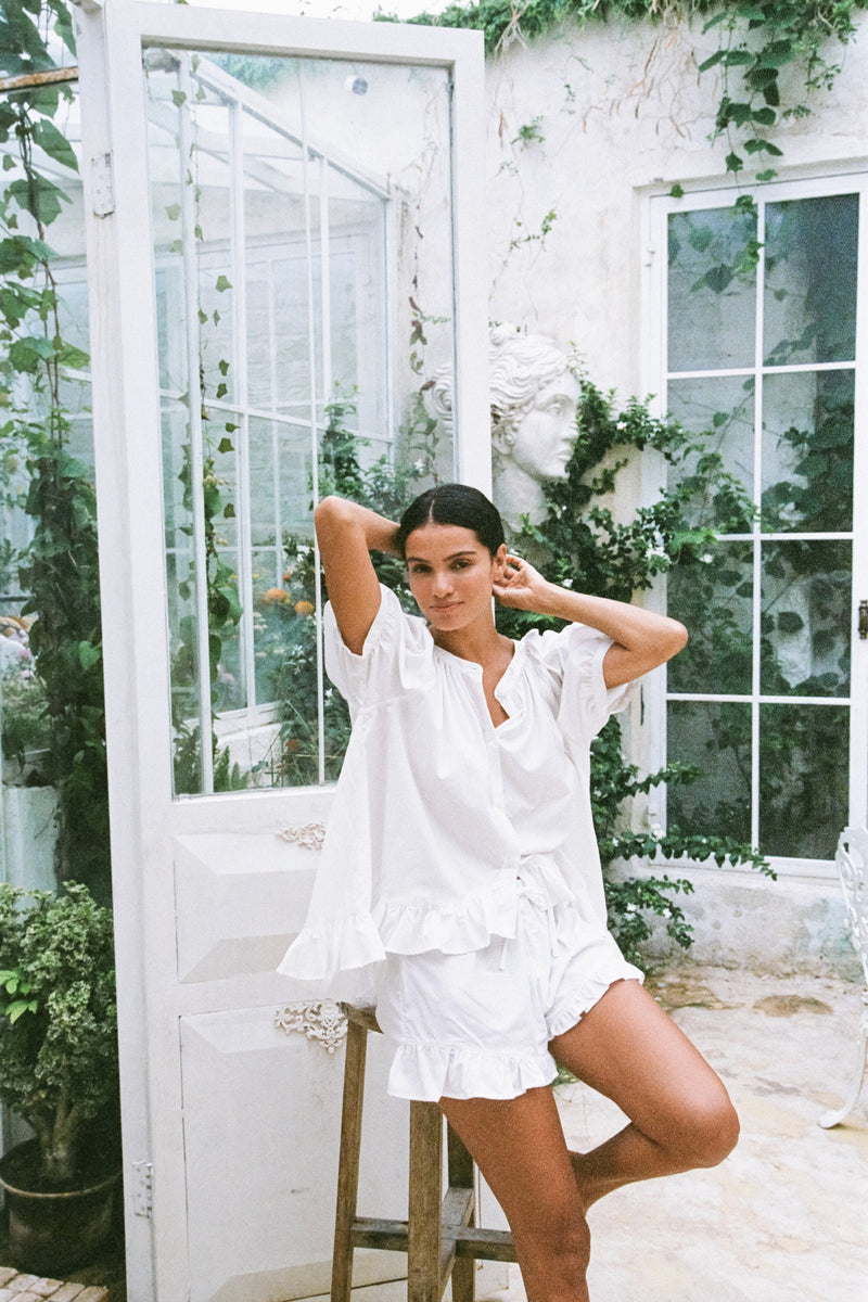 Sophie Sleep Set - Cotton Modal - Off White