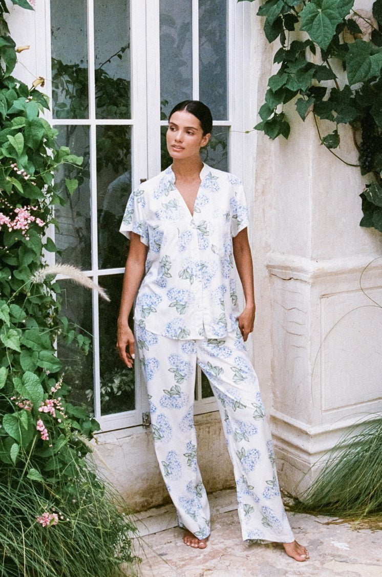 Hydrangea Heaven Organic Cotton Pajama Set main image 0