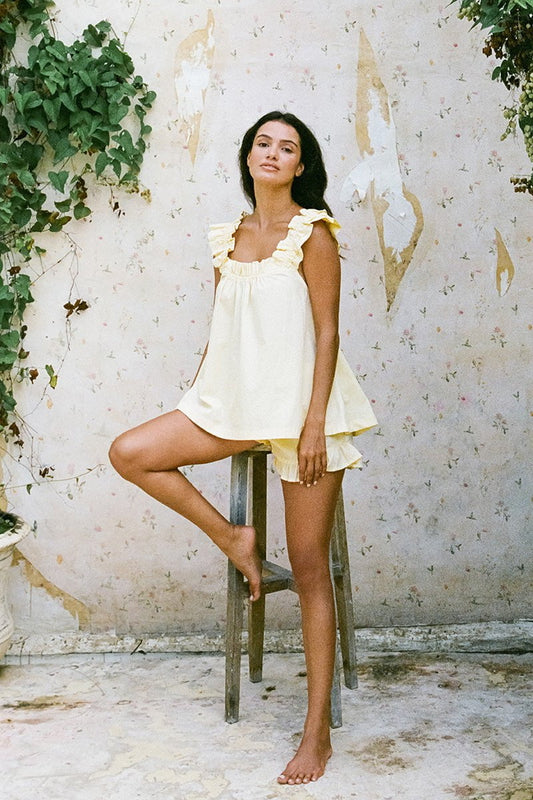 Nicolette Sleep Set - Cotton - Buttercup