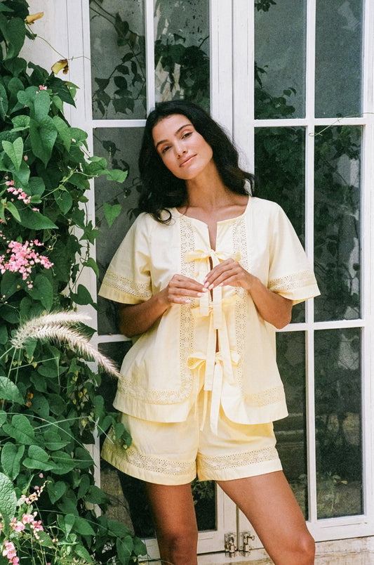 Giselle Lounge Set - Cotton - Buttercup