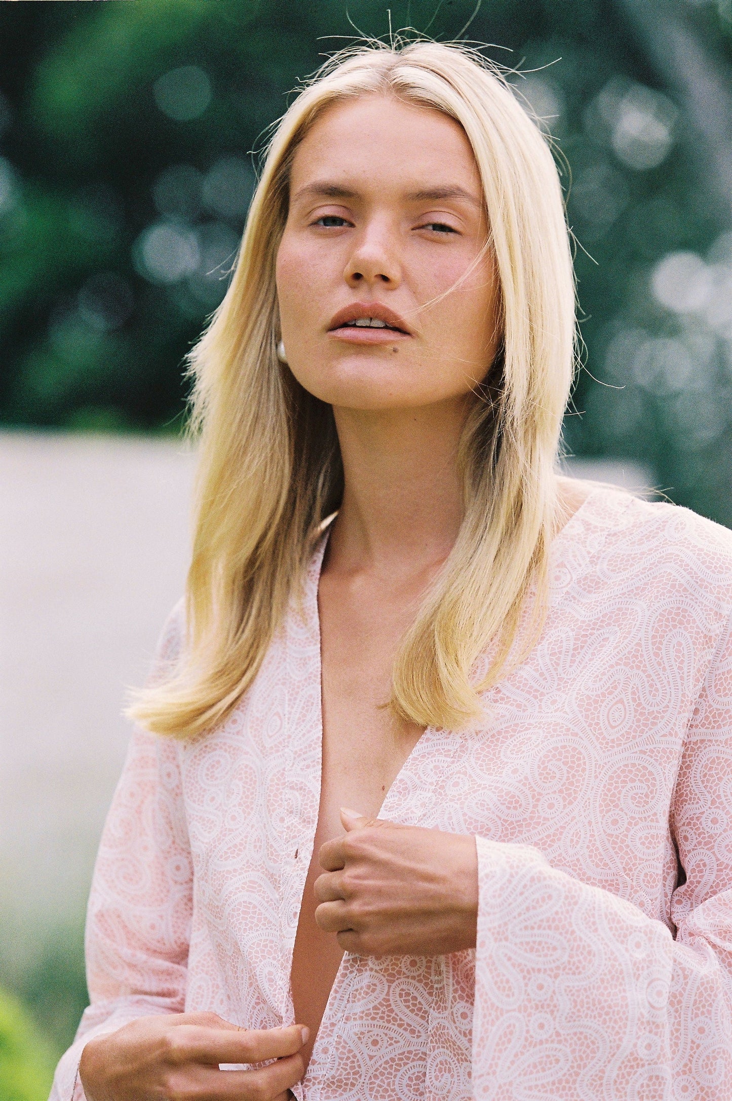 Vera Cover-Up - Cotton Voile - Lace