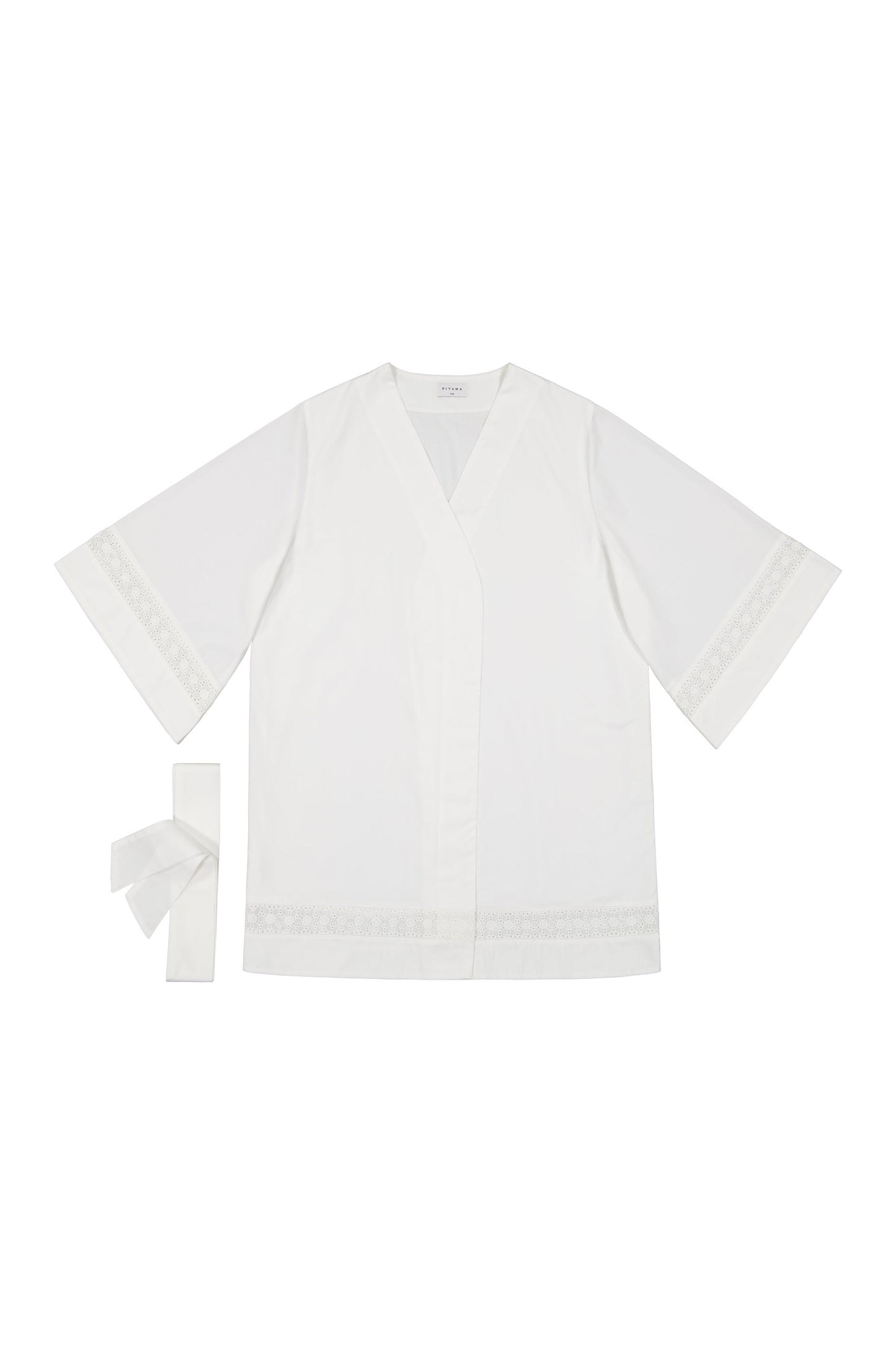 Giselle Bridal Robe - Cotton Modal Off White