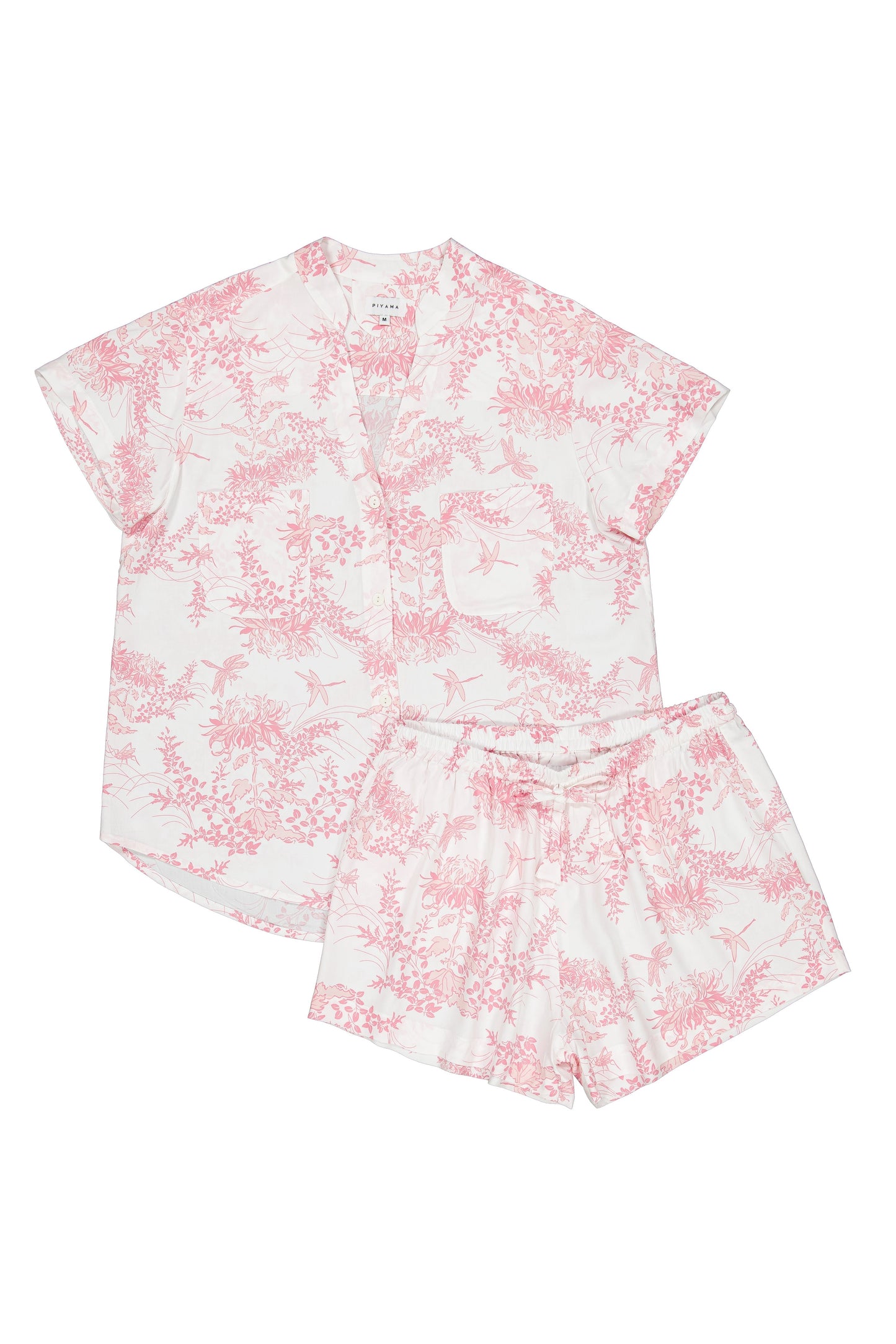Maggie Pyjama Set - Summer Toile - Pink
