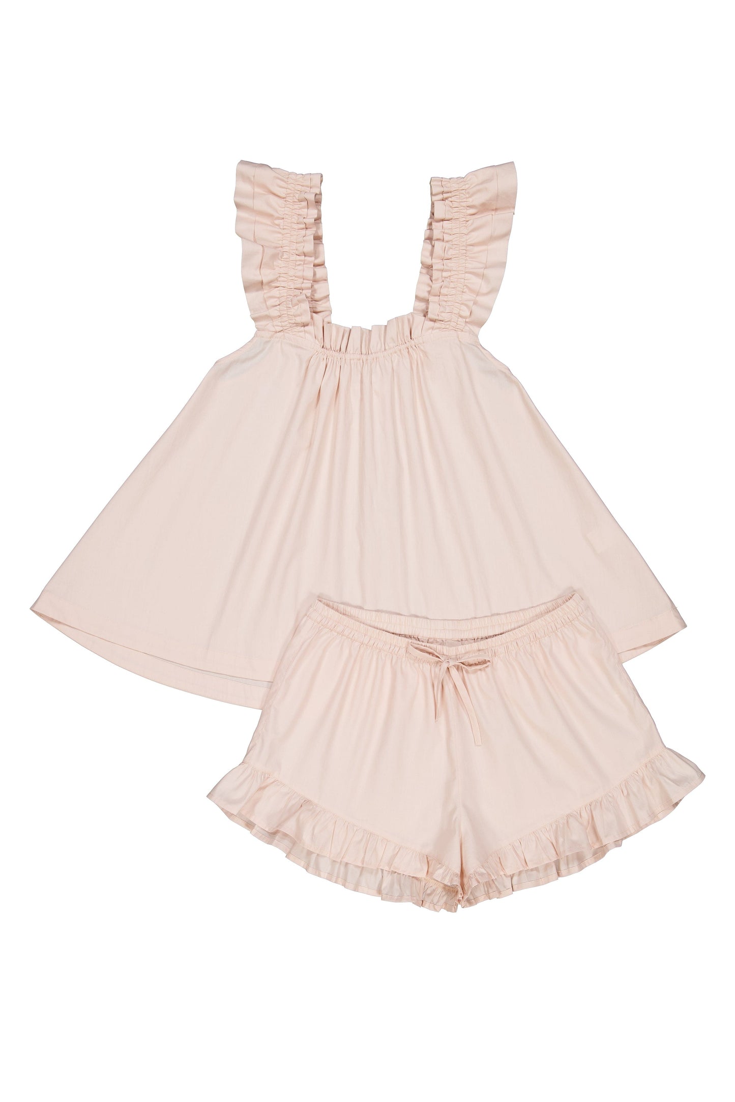 Nicolette Sleep Set - Cotton - Nude