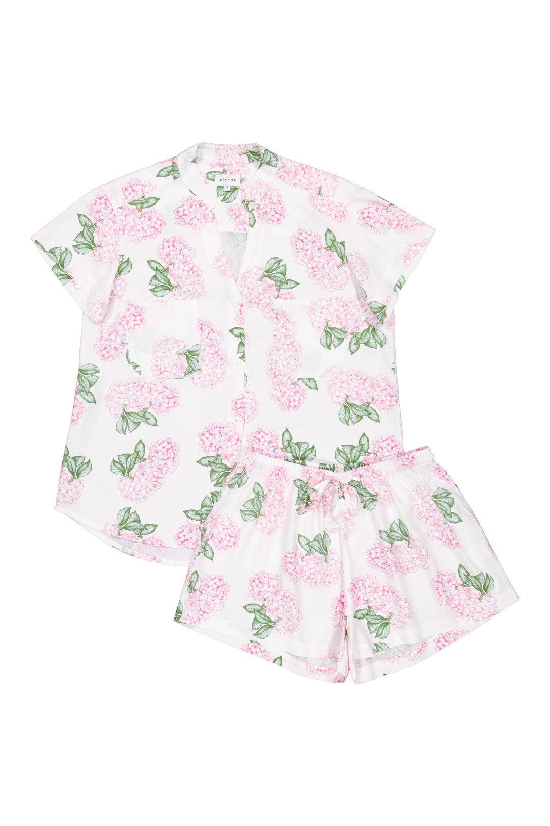 Maggie Pajama Set - Hydrangea Pink