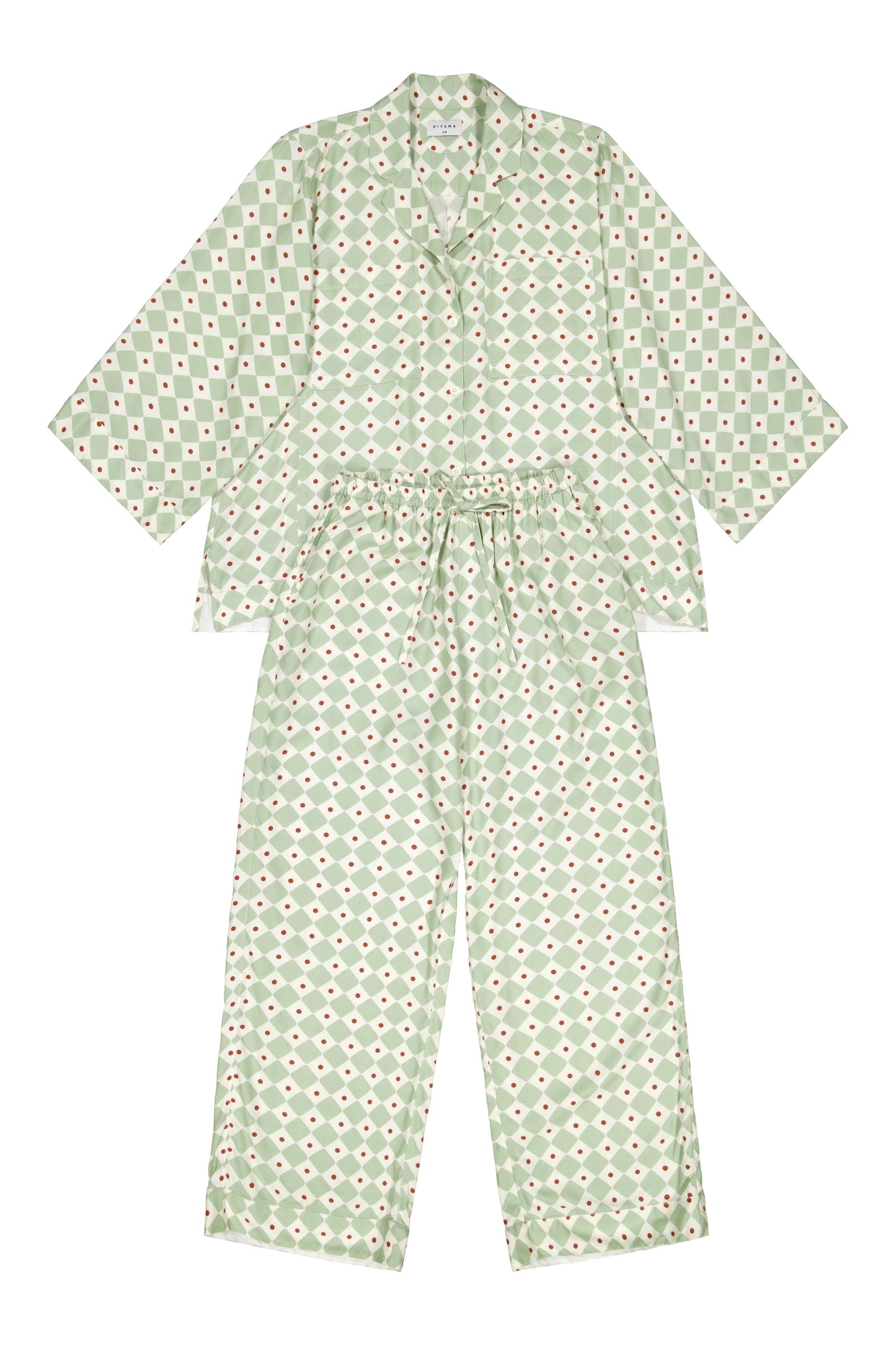 Peta Sleep Set - Long - ECOVERO™ - Diamond