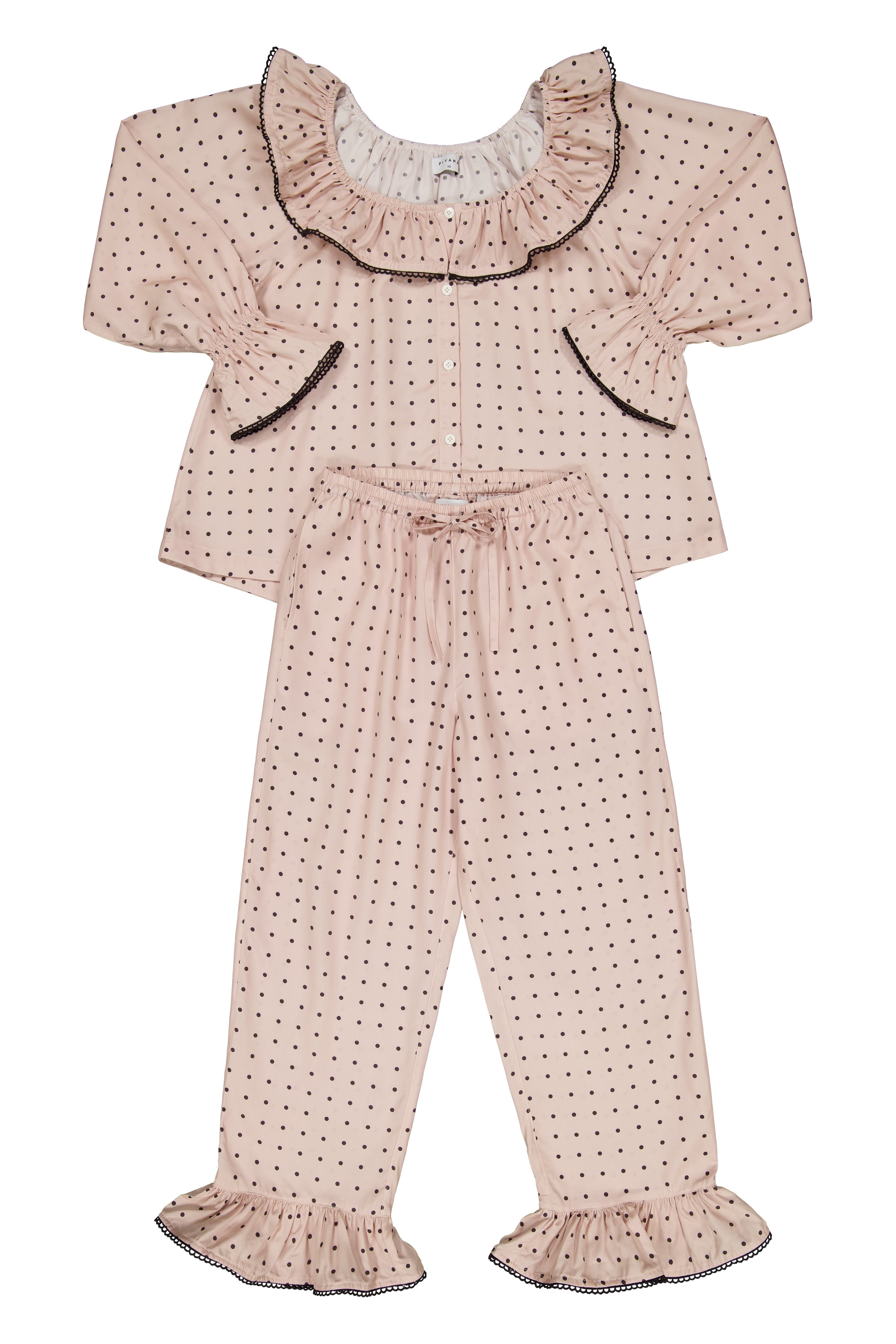 Jemima Sleep Set - Long - TENCEL™ Lyocell - Dot – Piyama USD