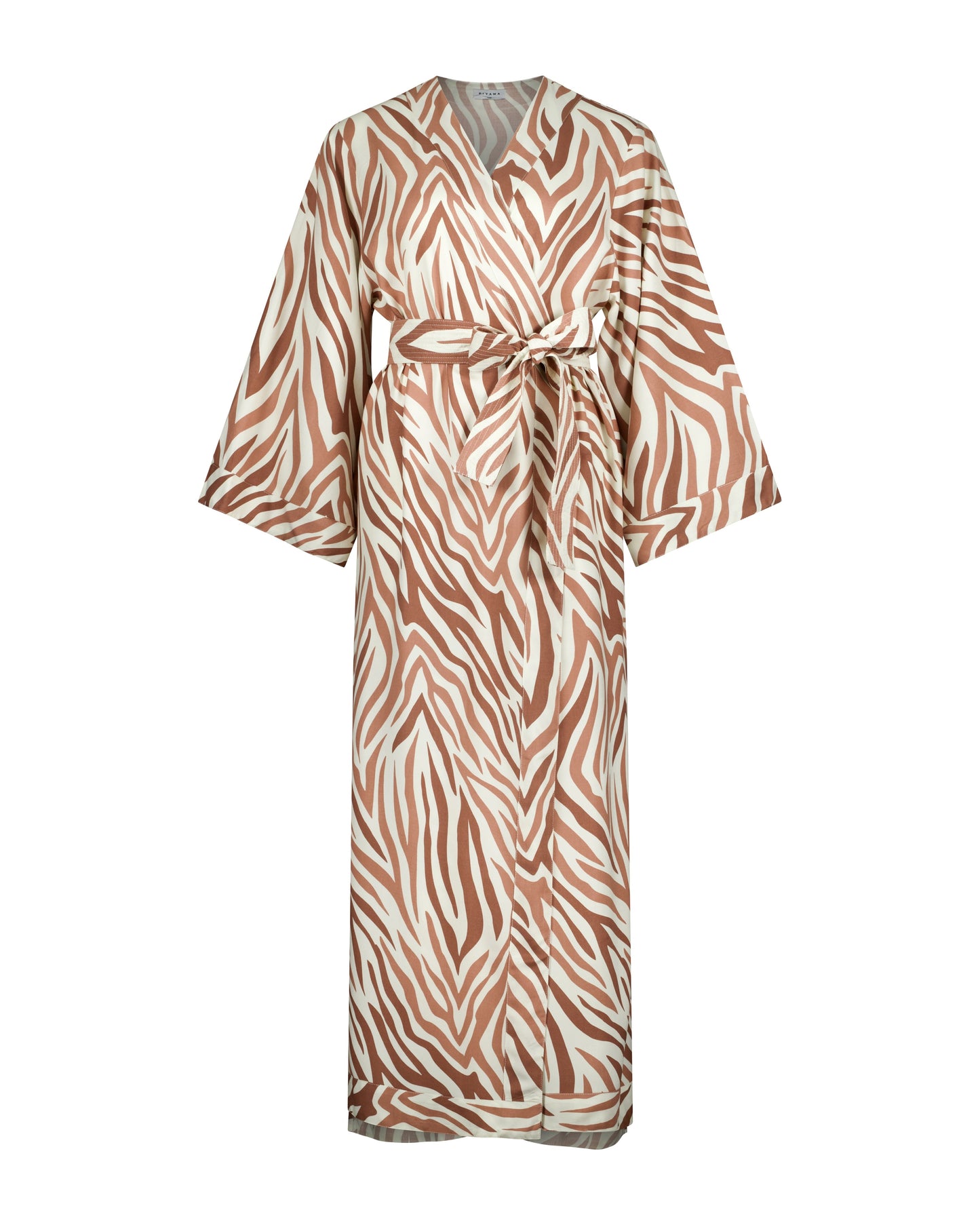 Alice Kimono - Long - ECOVERO™ - Zebra