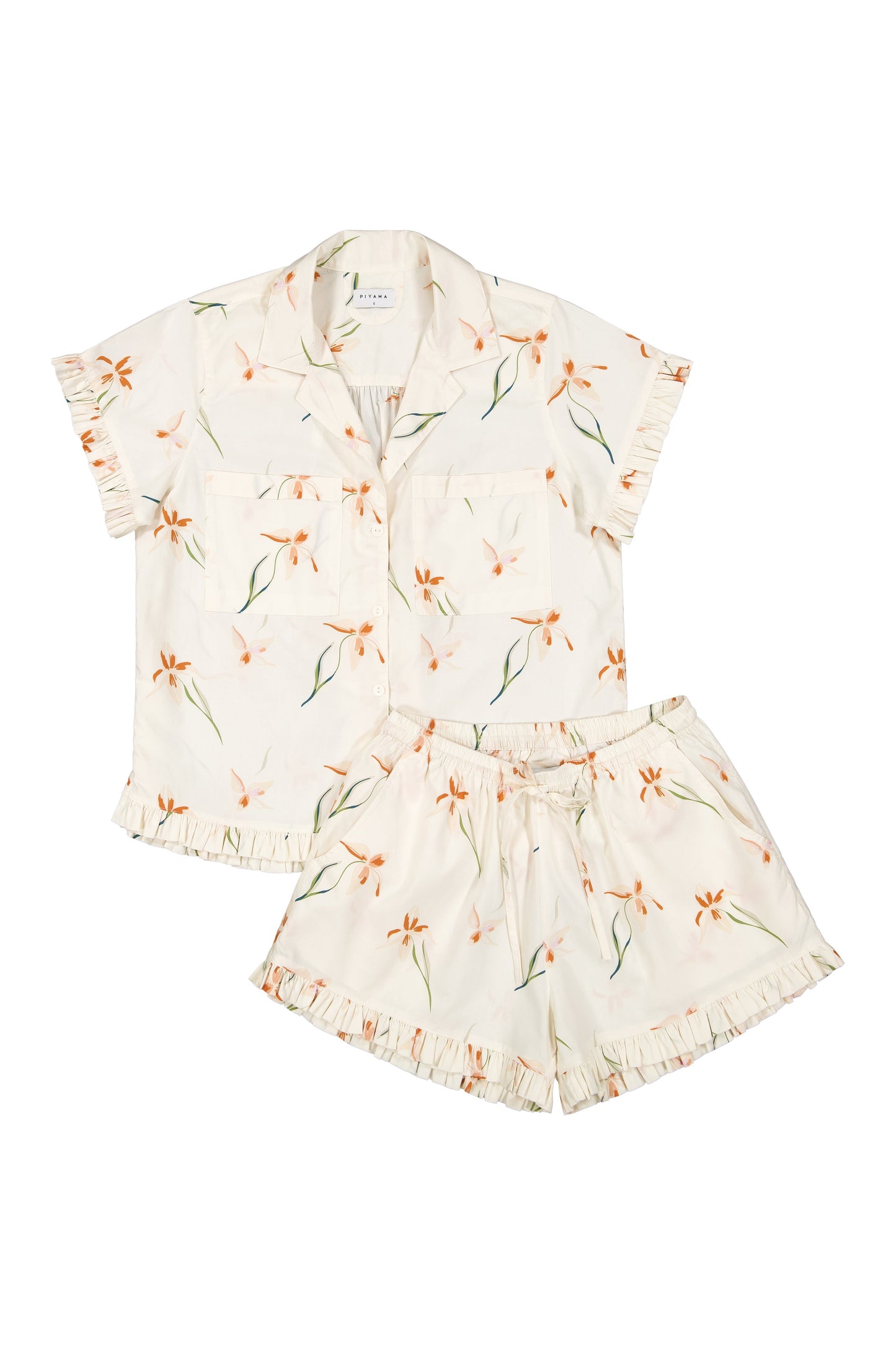 Felicity Frill Set - Cotton Modal - Lily