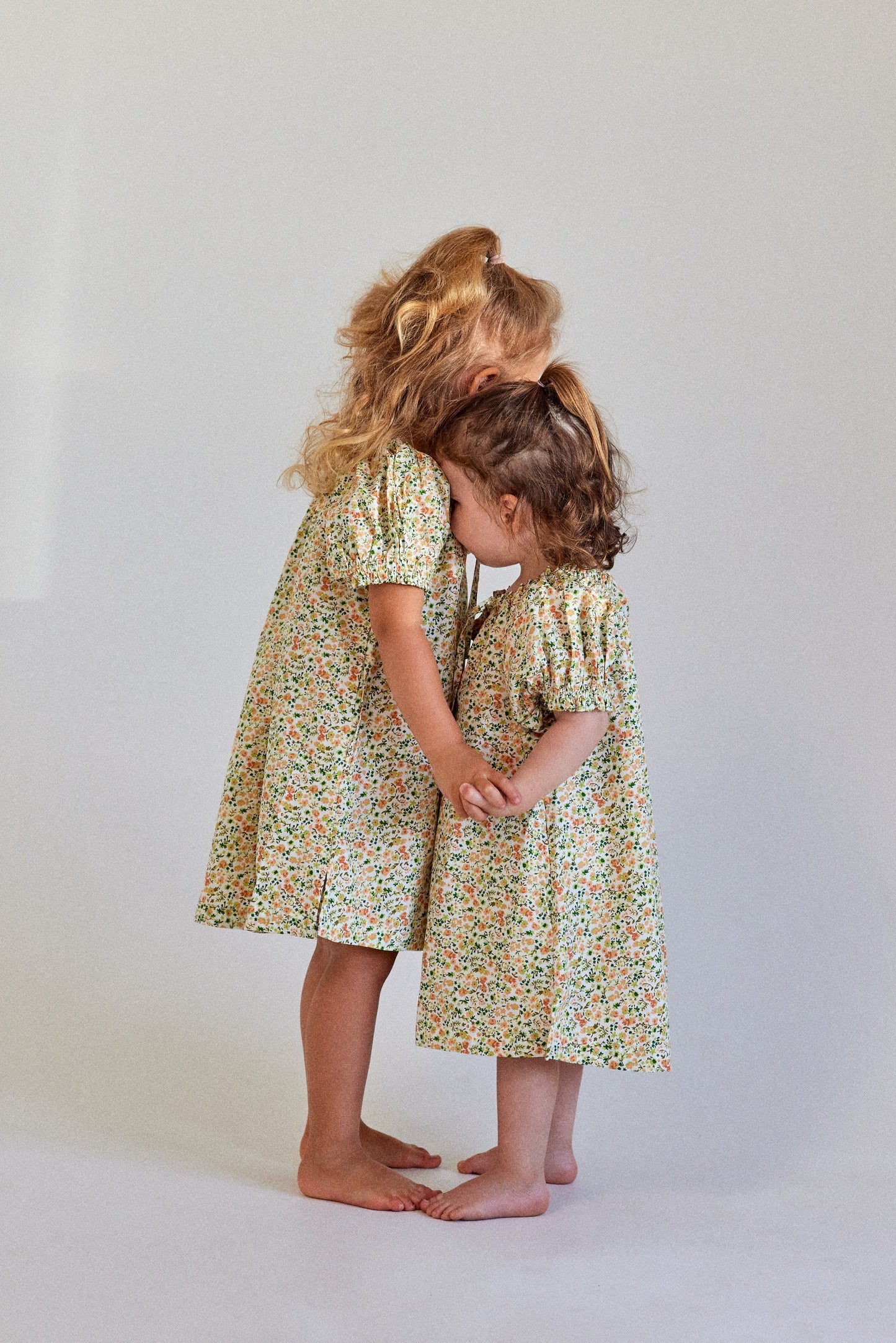 Girls Molly Lounge Dress - Floret Green