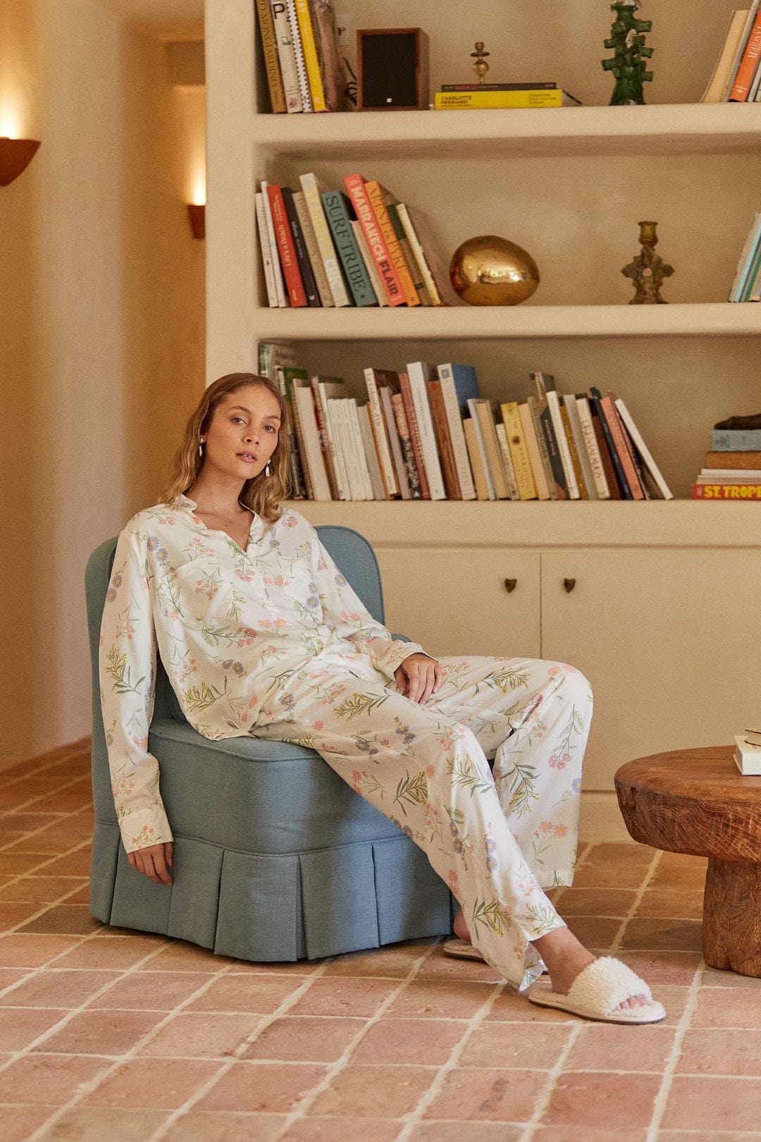 Maggie Pajama Set - Long - Wild Flower