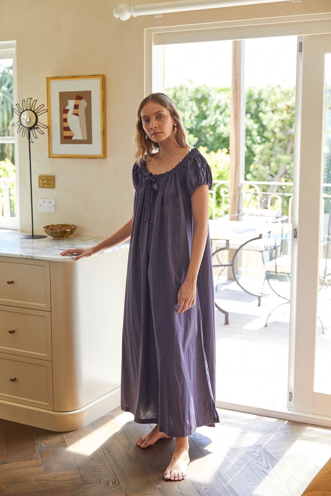 Lily Lounge Dress - Cotton Modal - Midnight, S - Women's Pajama Sets, Sleepwear, Robes, Bridal Wedding Pjs & Bridesmaid Gifts Lily Lounge Dress - Cotton Modal - Midnight, S - Women's Pajama Sets, Sleepwear, Robes, Bridal Wedding Pjs & Bridesmaid Gifts