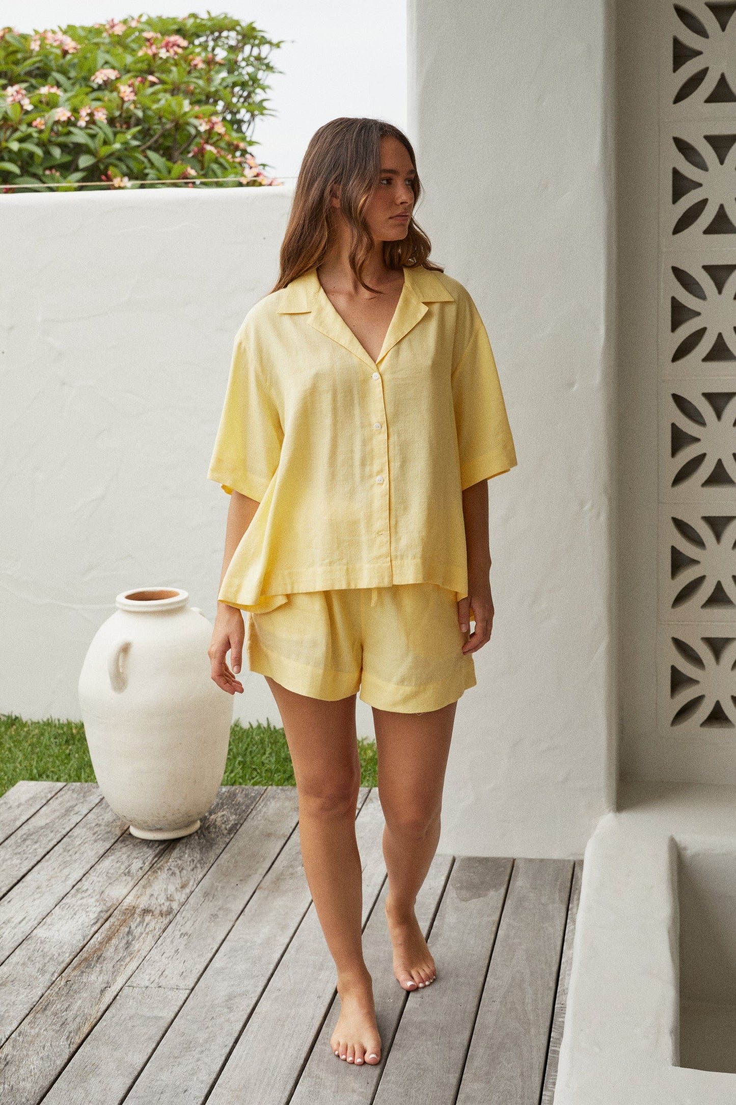 Lounge Set - Lyocell Linen - Mimosa