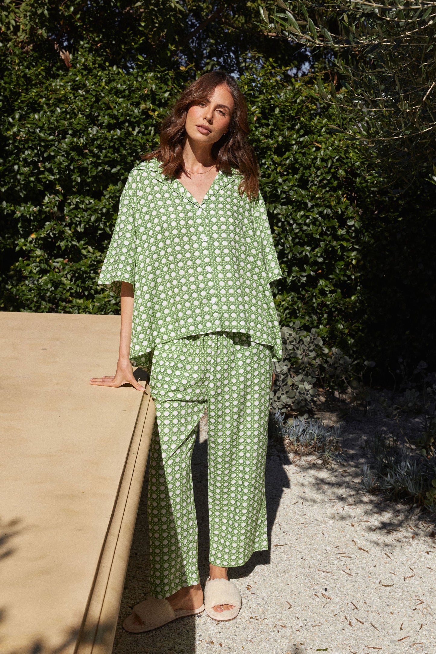 Lounge Set - Pants - Rattan Green