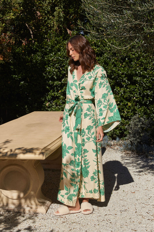 Alice Kimono Robe - Twill - Romantic Floral