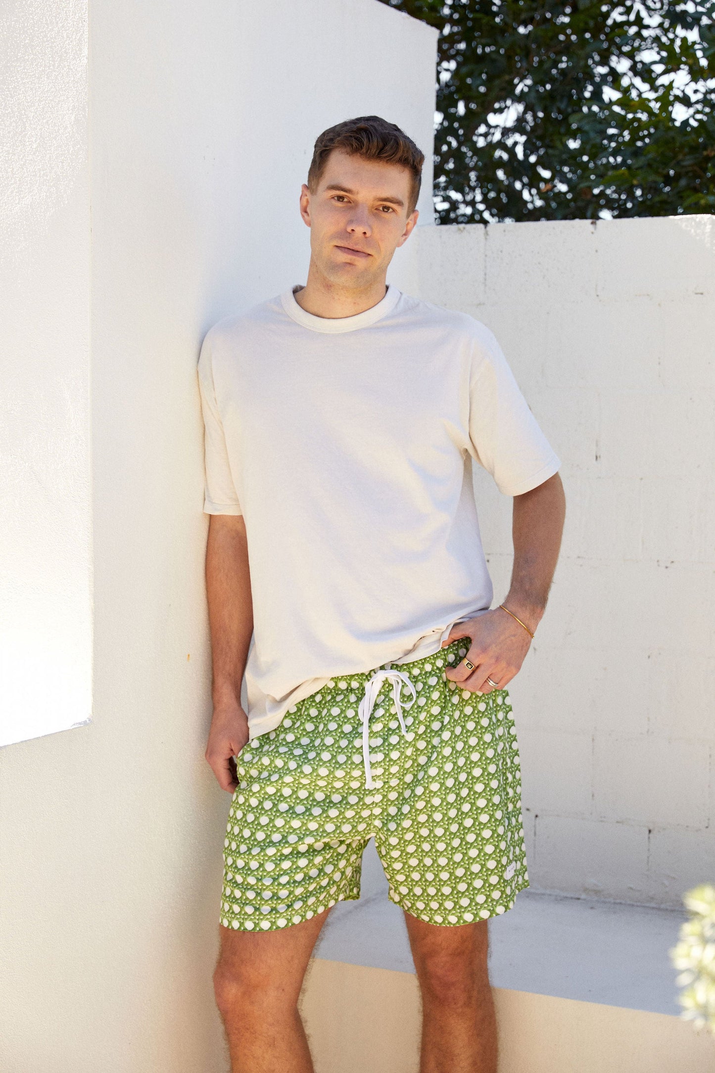 Men’s Boxer Shorts - Rattan Green