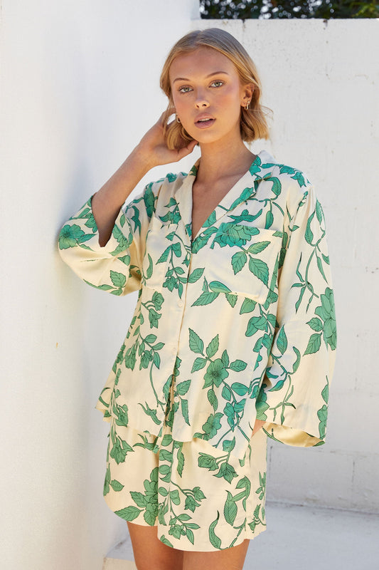 Piyama Peta Sleep Set - Twill - Romantic Floral — view 4