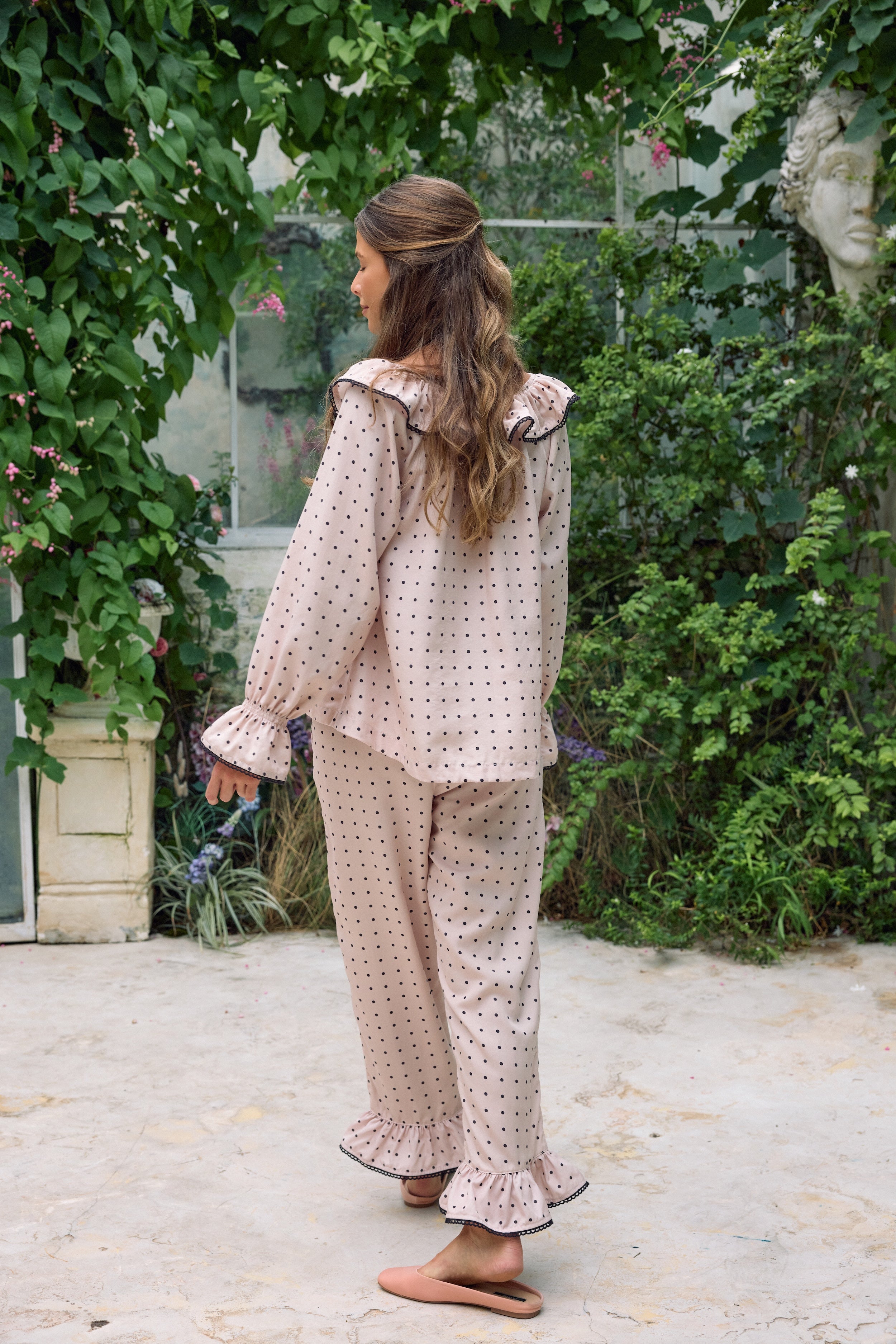 その他 PERTHSANTA DOMIIA PAJAMAS (Size 1) Jemima Sleep Set - Long - TENCEL™ Lyocell - Dot – Piyama USD