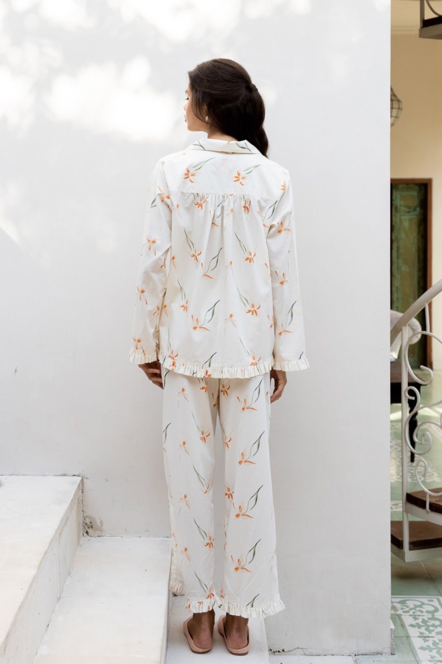 Felicity Frill Set - Long - Cotton Modal - Lily