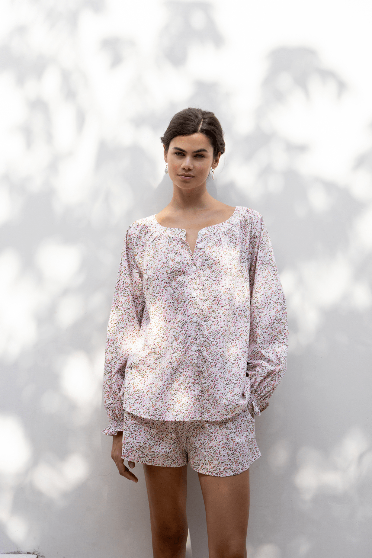 Claire Lounge Set - Floret Pink