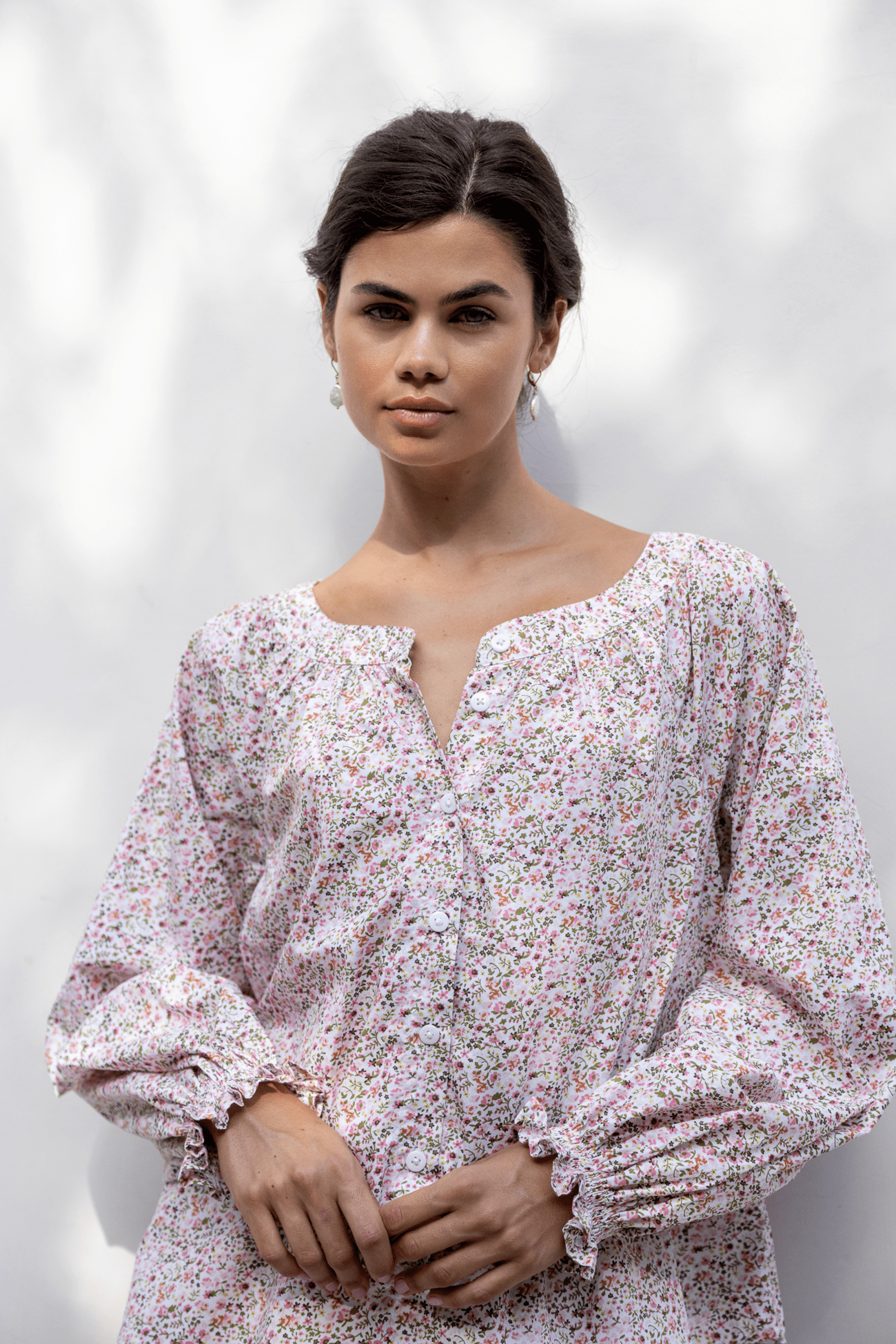 Claire Lounge Set - Floret Pink