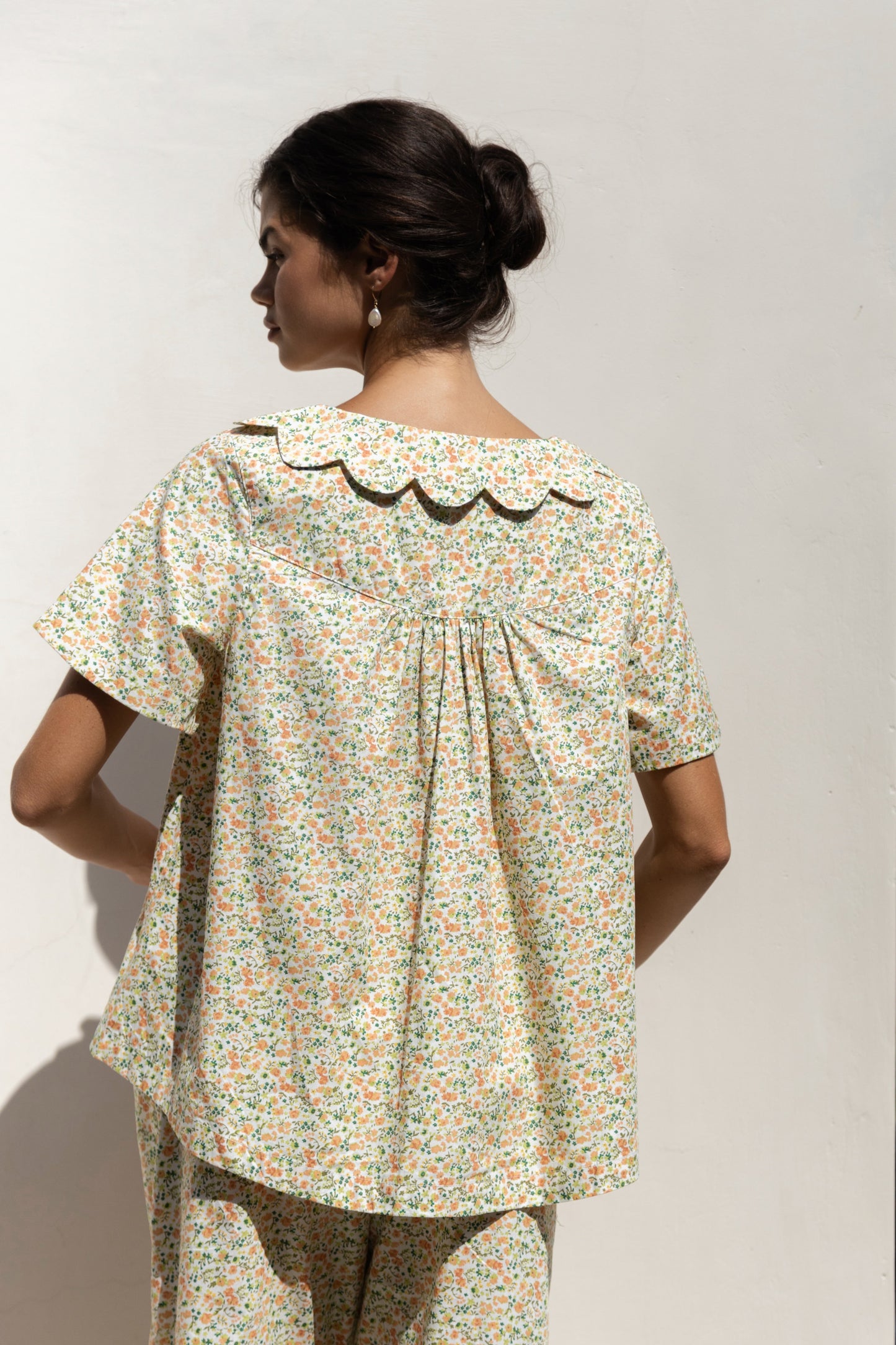 Penelope Sleep Set - Pants - Floret Green