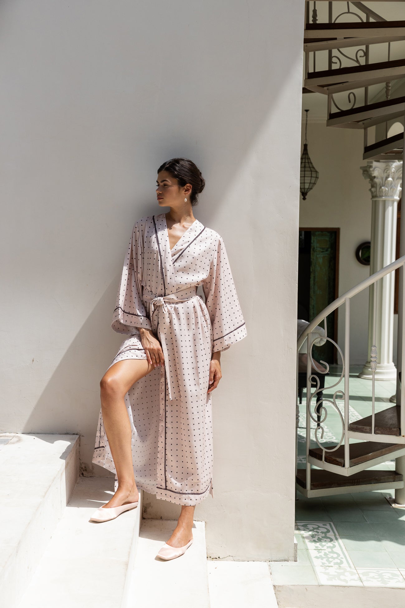 Alice Kimono Robe - TENCEL™ Lyocell - Dot
