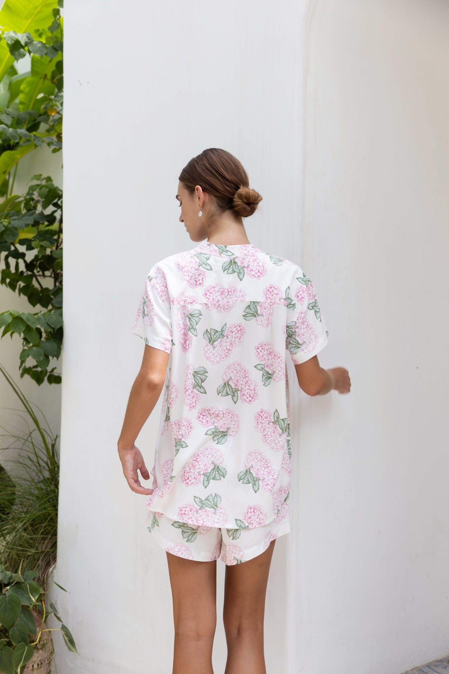 Maggie Pajama Set - Hydrangea Pink