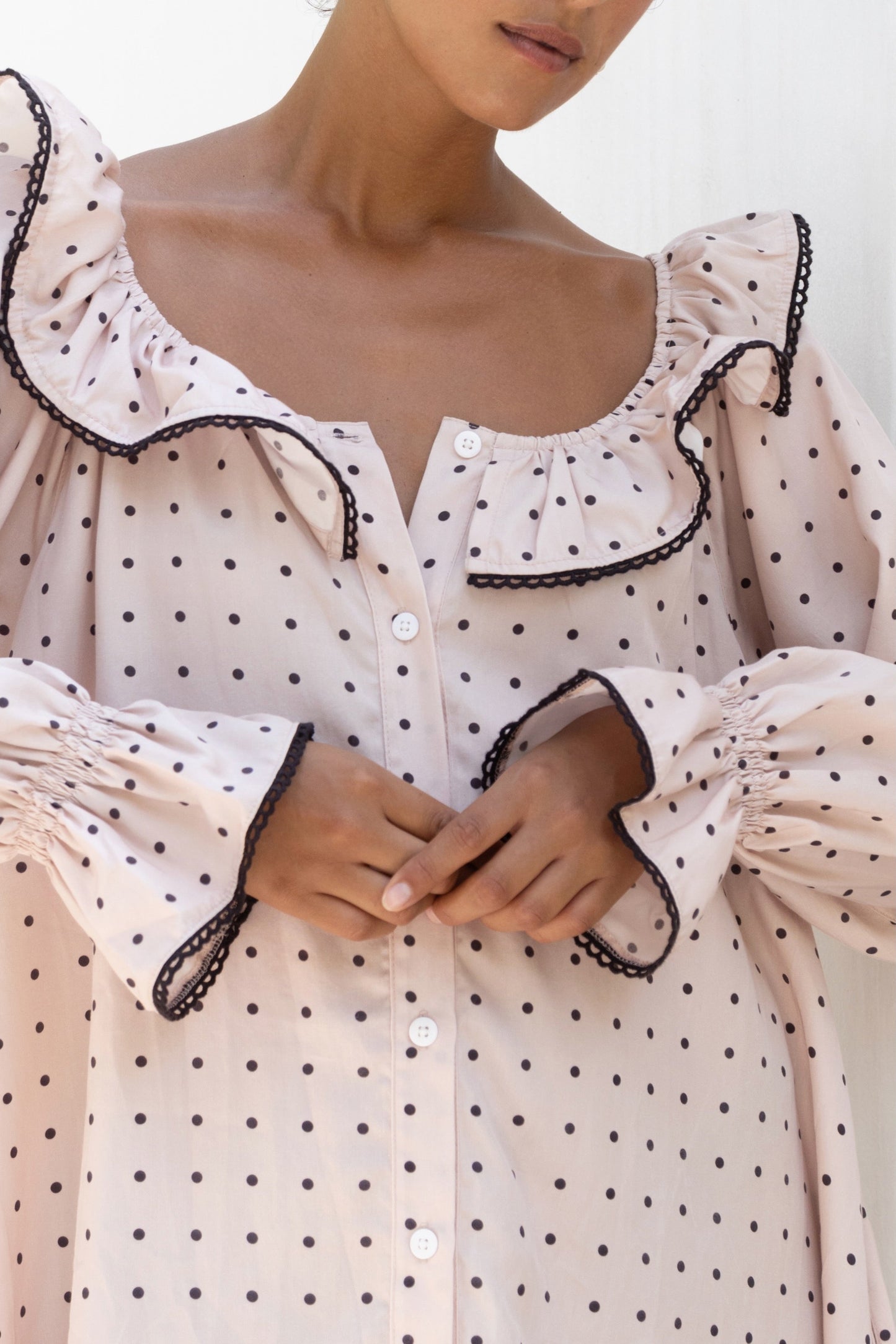 Jemima Nightie - TENCEL™ Lyocell - Dot