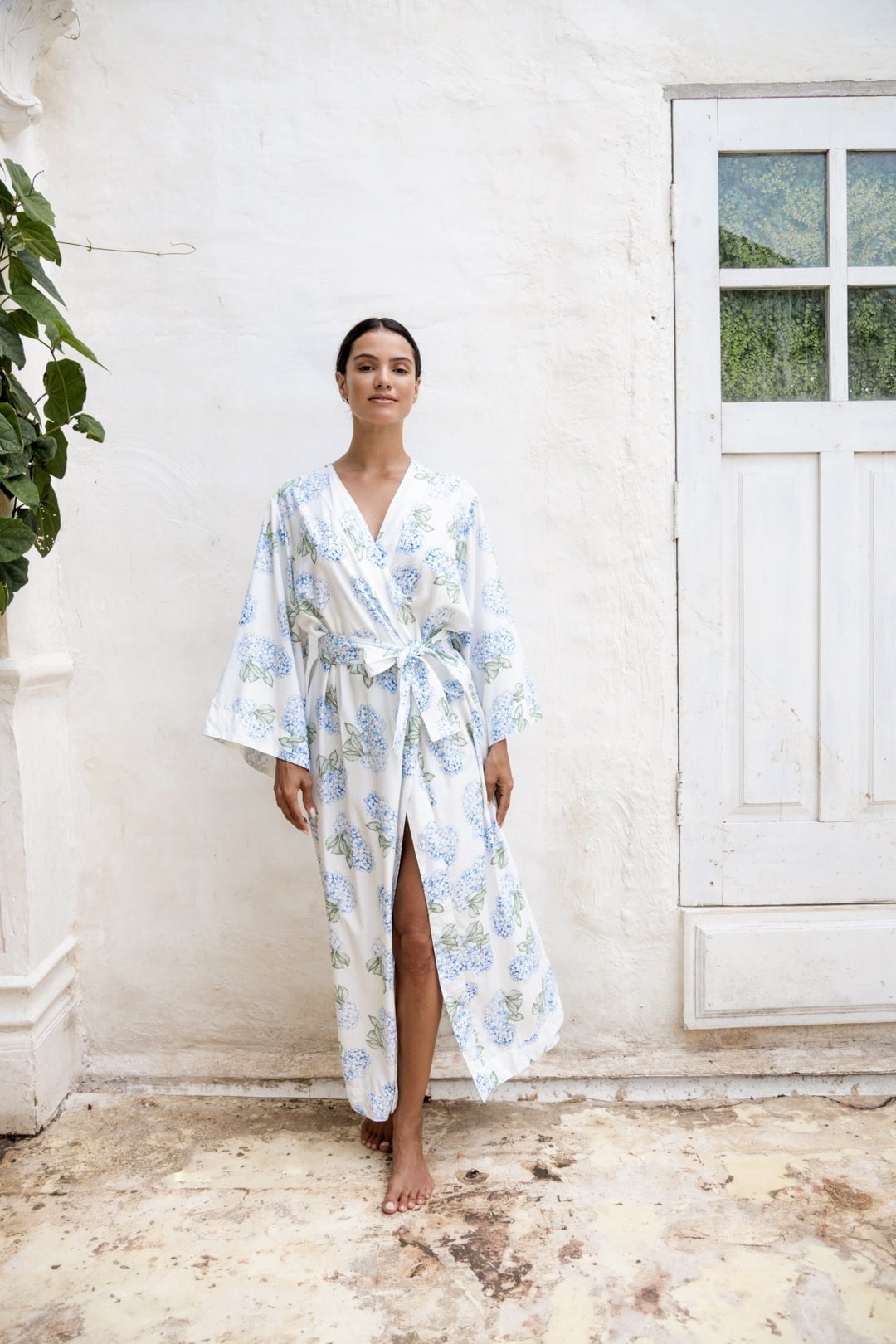 ガウンコート ALEXIA STAM kimono sleeve Robe Dress African print Kimono/Kimono sleeves – Awura's Wardrobe