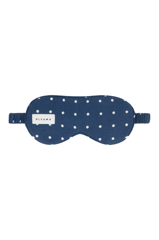 Eye Mask - Indigo Dot