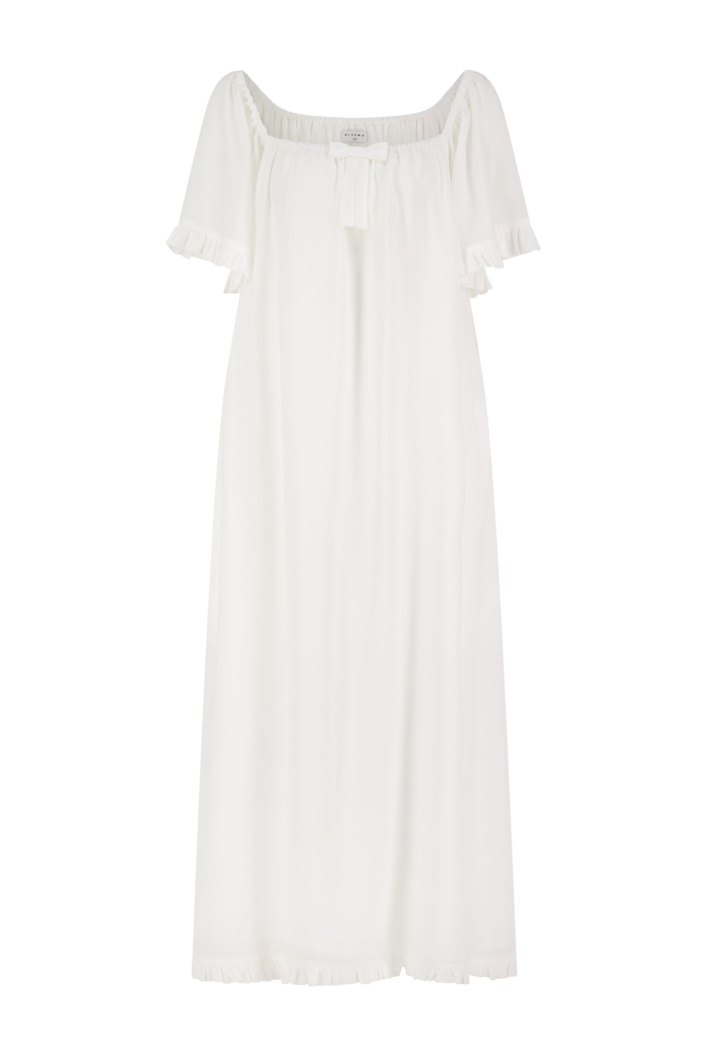 Betty Nightie - Long - Lyocell Batiste - Off White