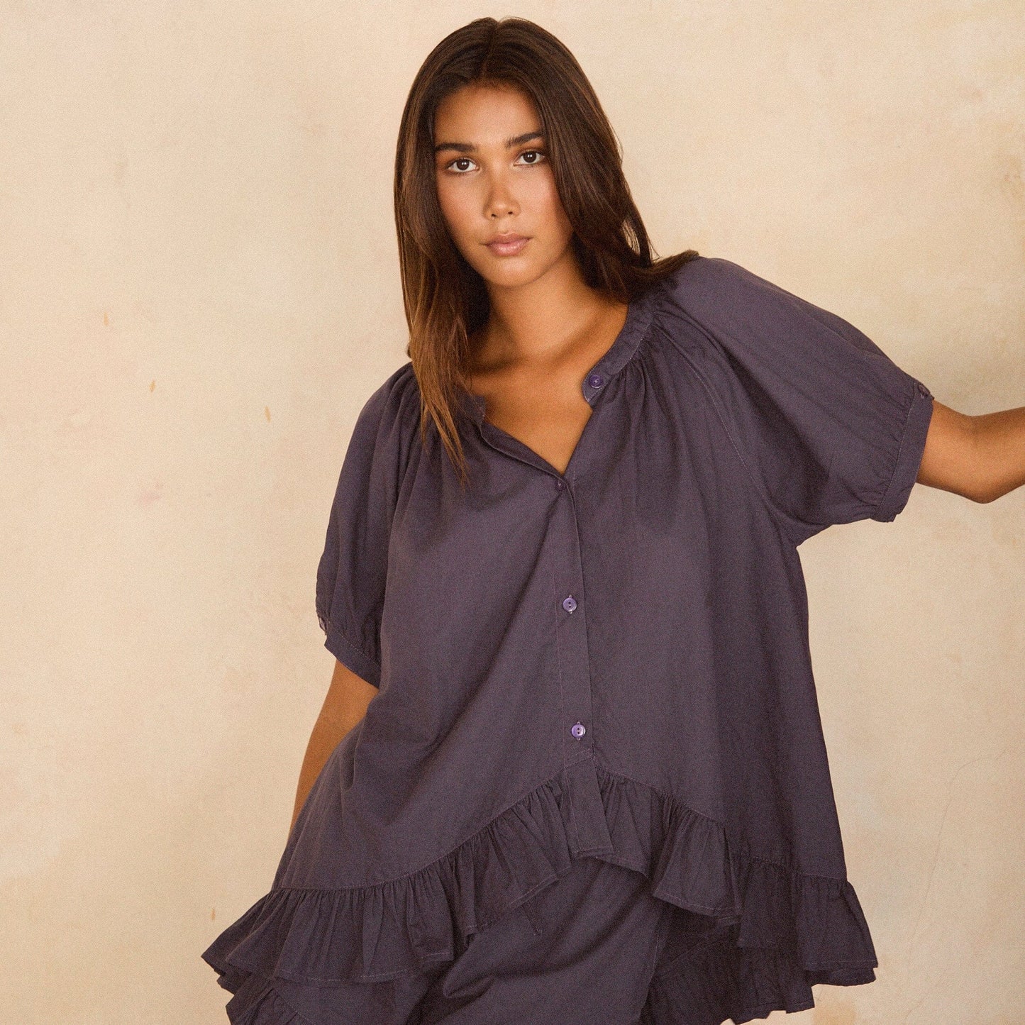 Sophie Sleep Set - Cotton Modal - Midnight