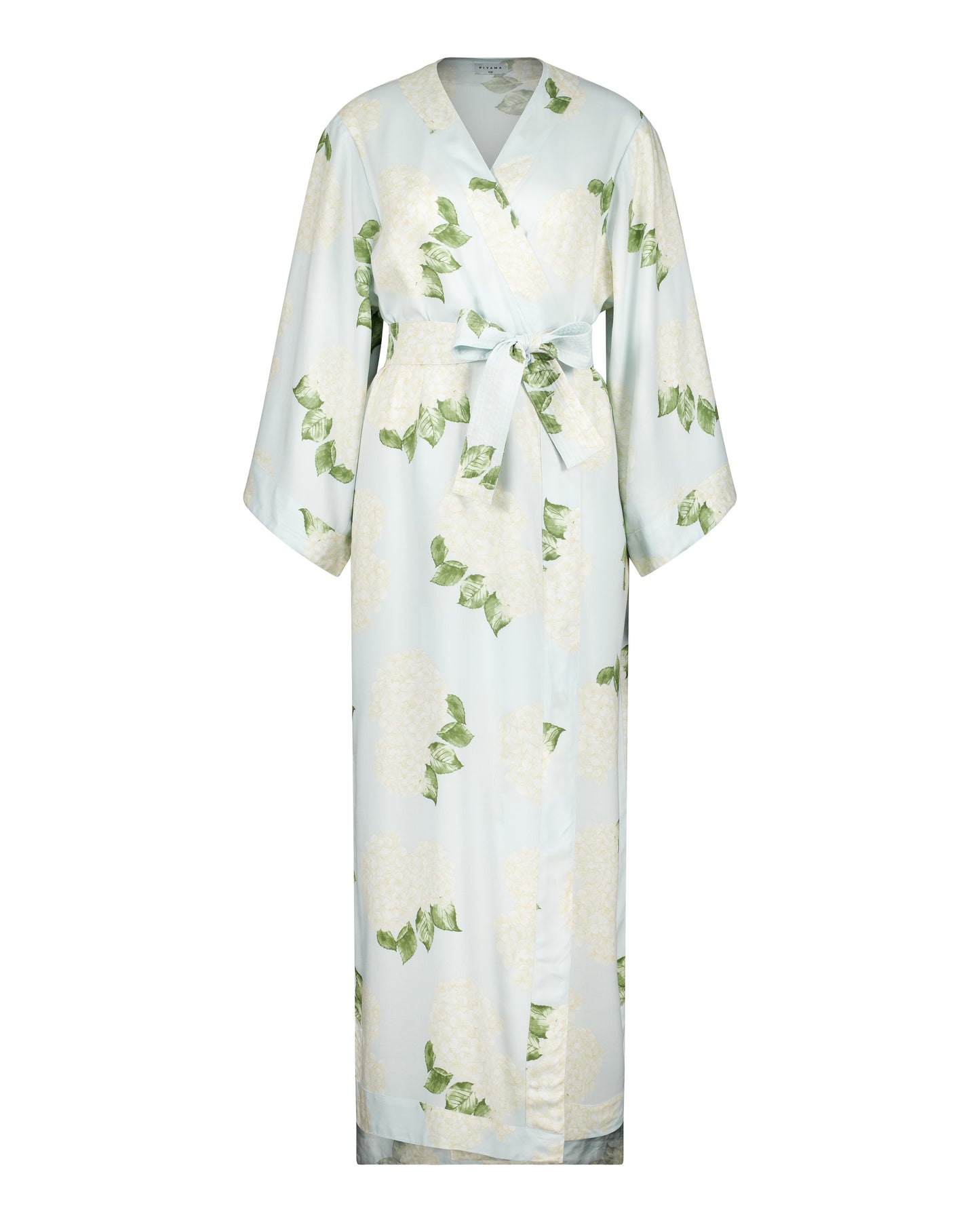 Alice Kimono Robe - Long - Heirloom Hydrangea