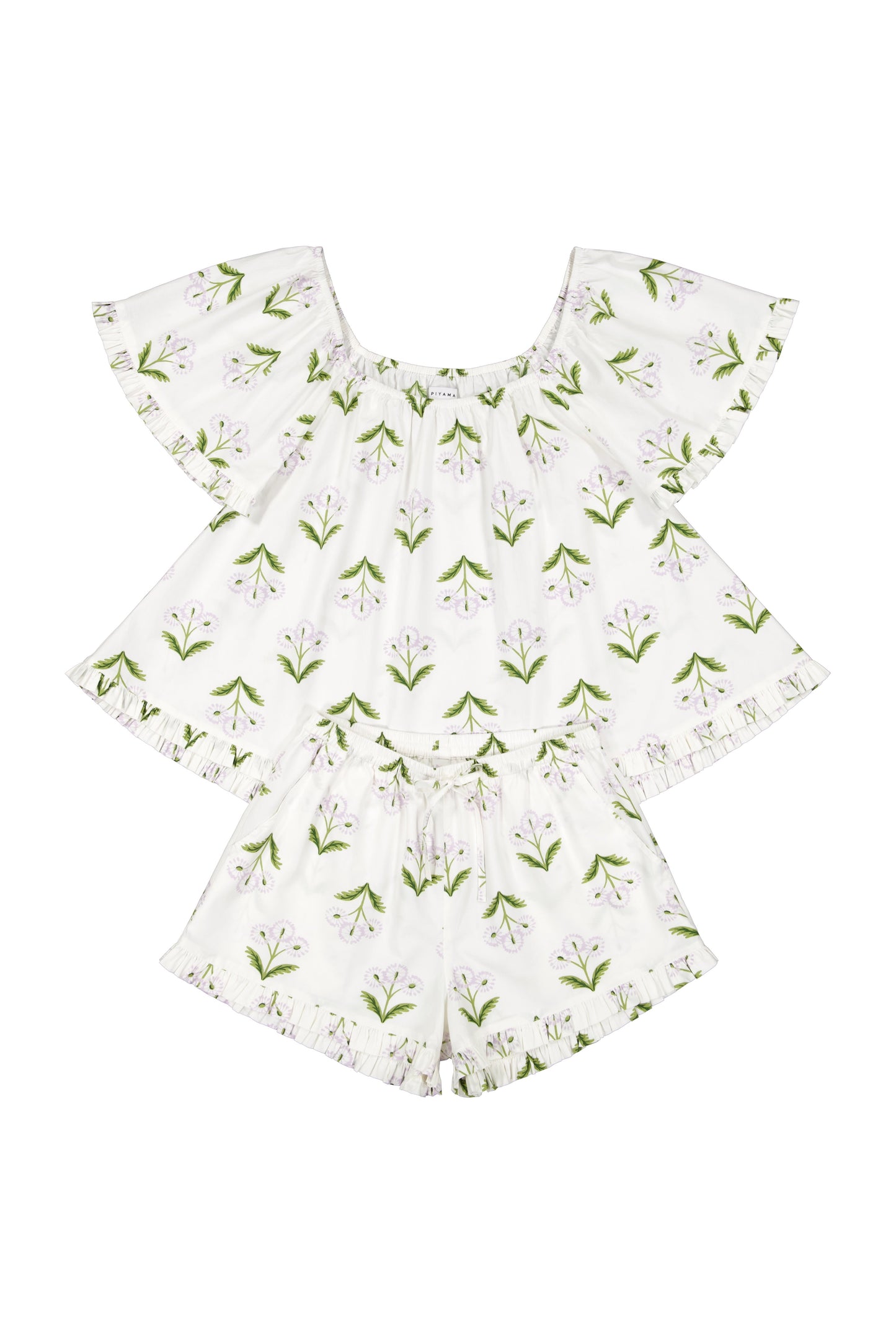Betty Lounge Set - Cotton Modal - Dandelion Lilac