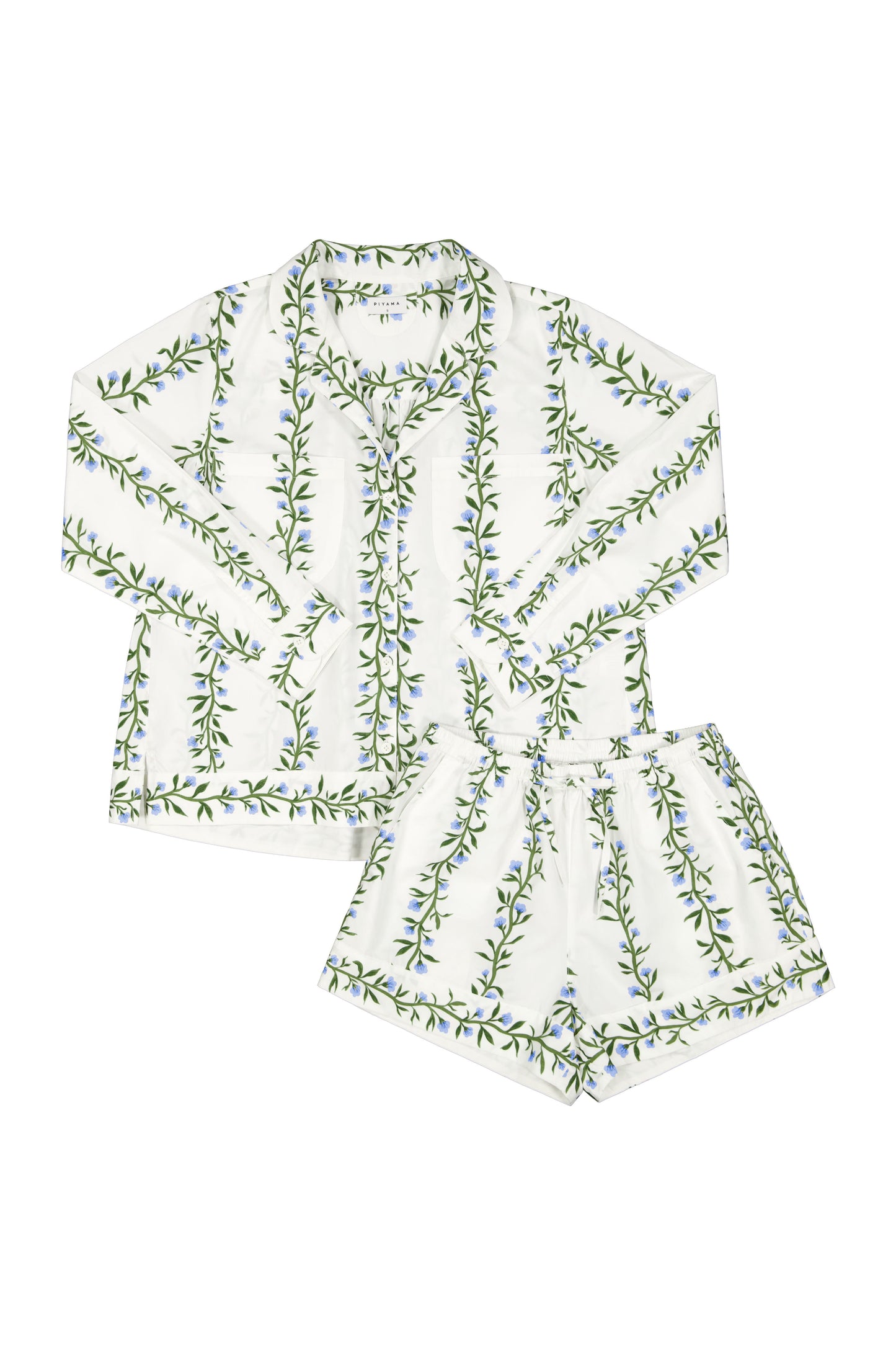 Emily Sleep Set - Long Sleeve - Vine