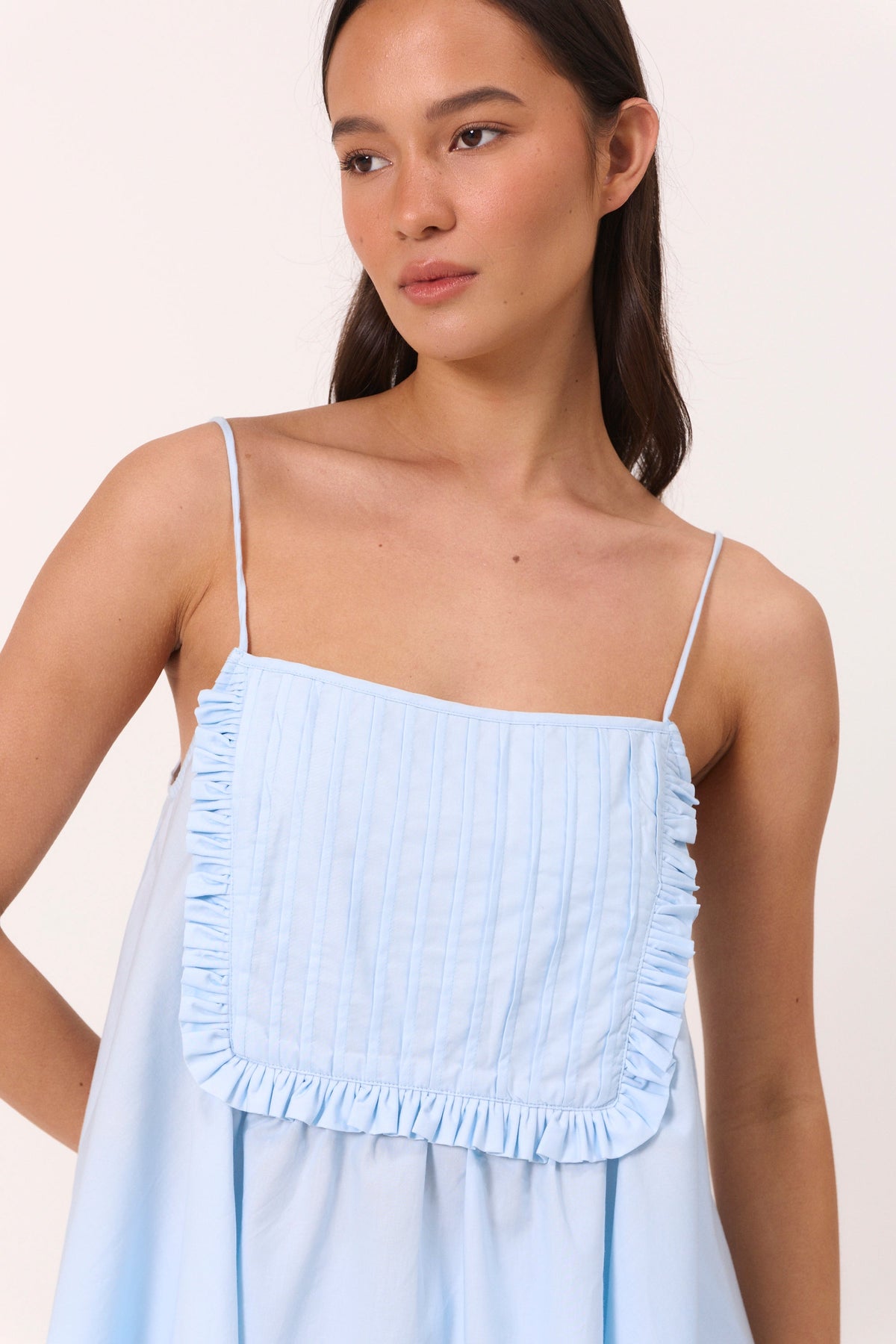 Lydia Sleep Set - Cotton Modal - Baby Blue
